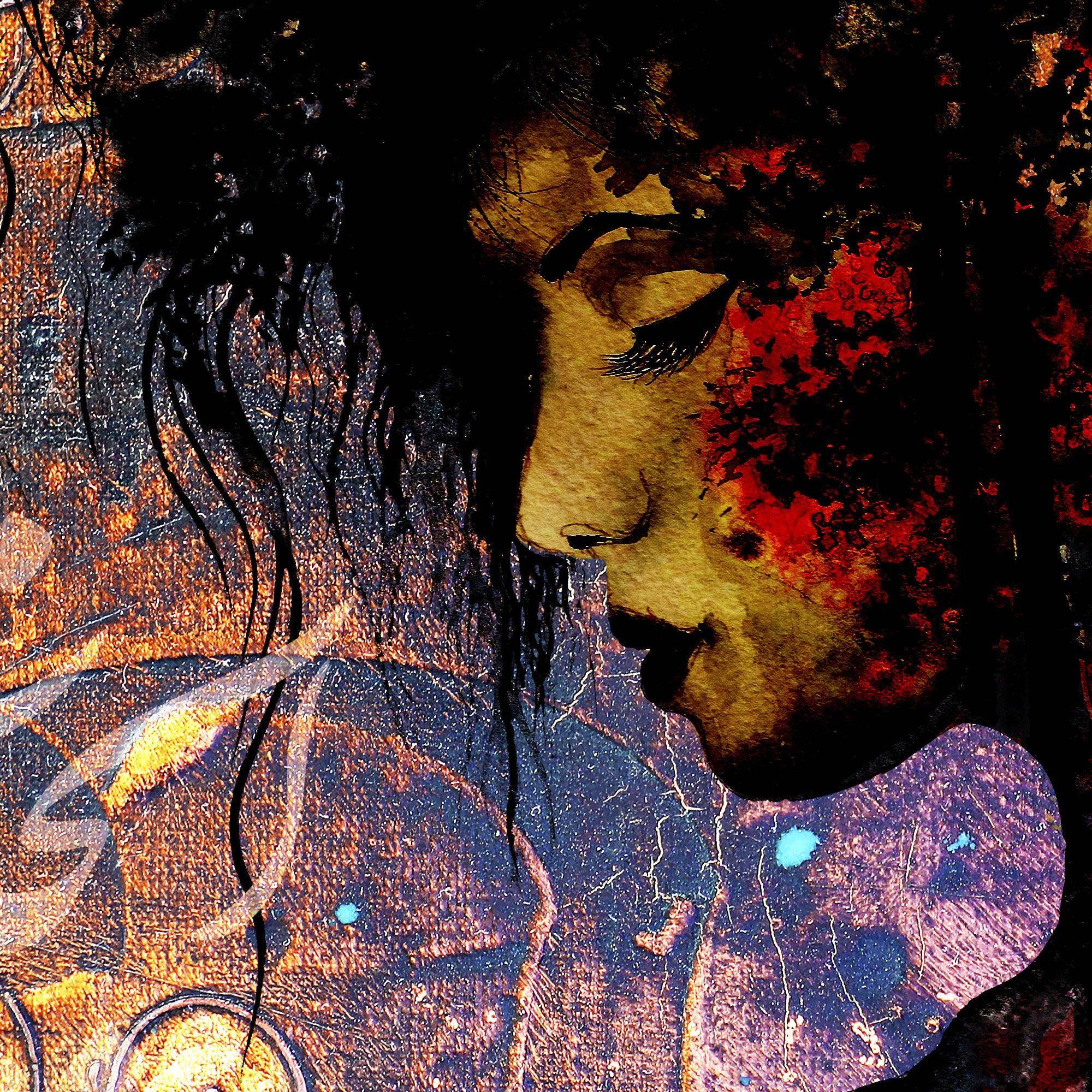 O My Soul, Do Not Go Without Me Persian wall art, alternate artwork view 2