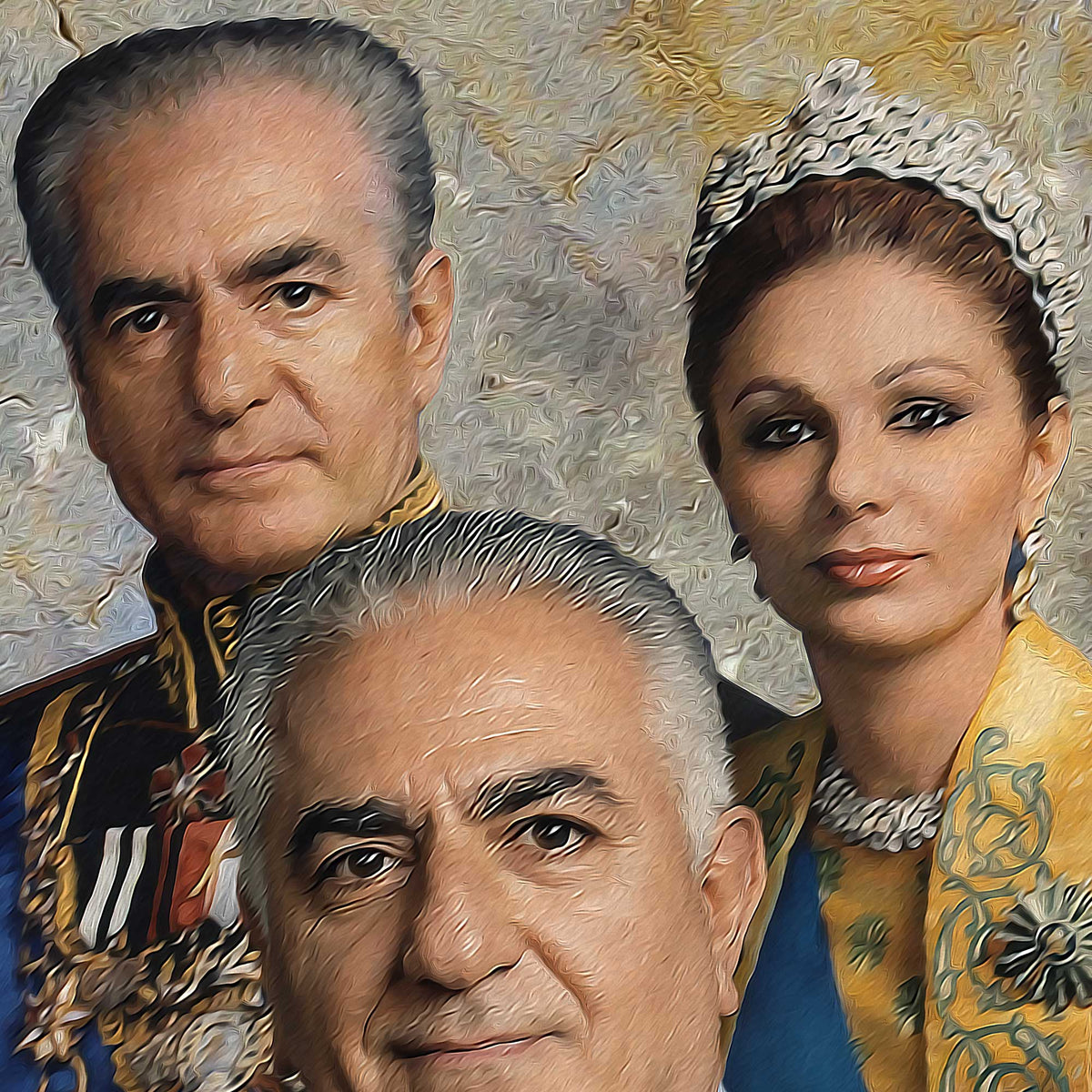 Cho Iran Nabashad — Pahlavi Heritage Calligraphy Canvas