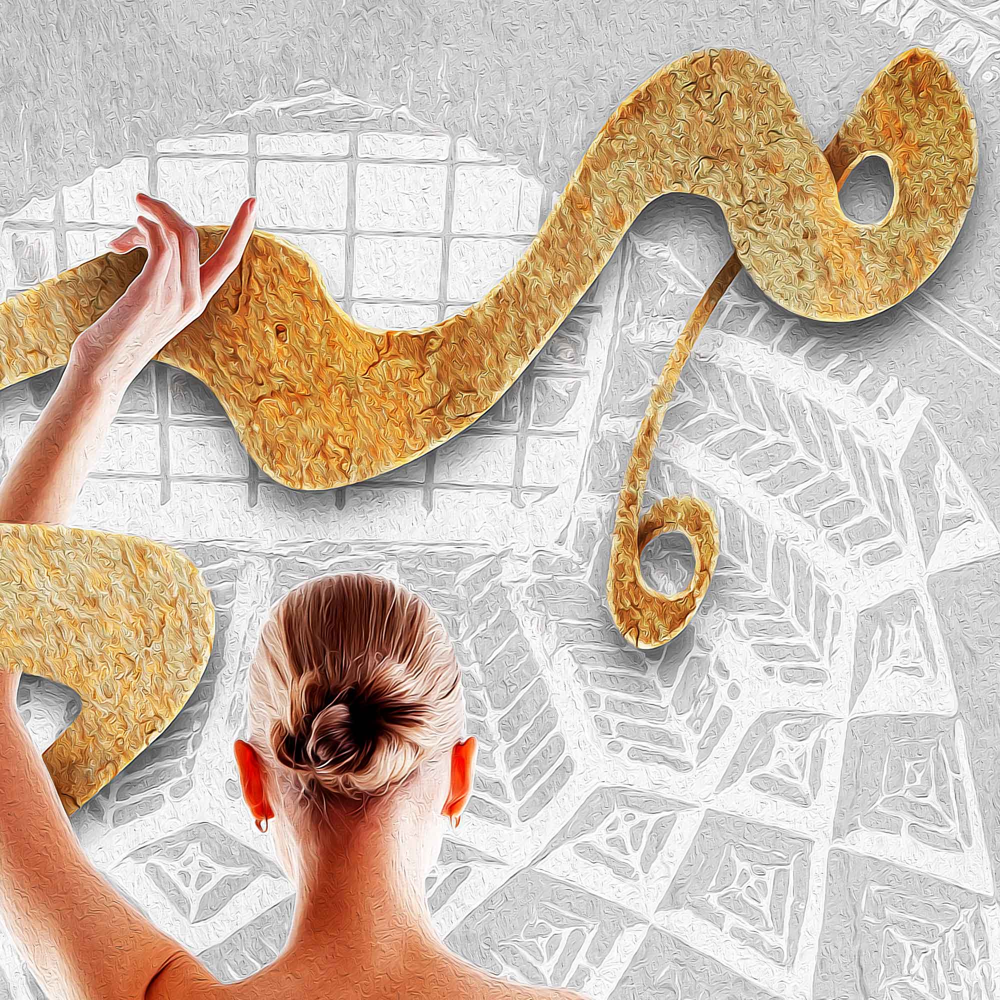 دنیا همه هیچ و اهل دنیا همه هیچ | Persian Art | Iranian Calligraphy Wall Art