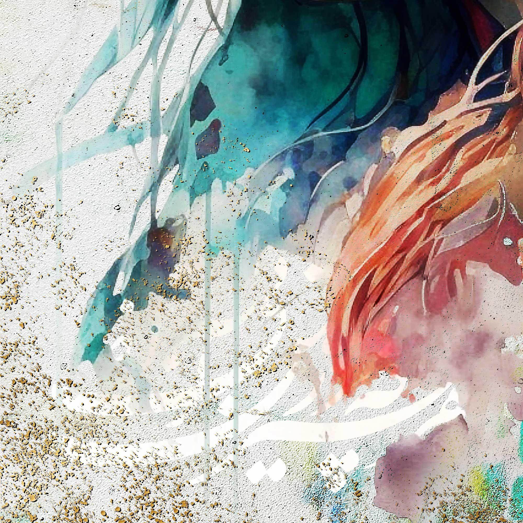 You are what you seek | Persian Calligraphy Modern Wall Art - ORIAVI