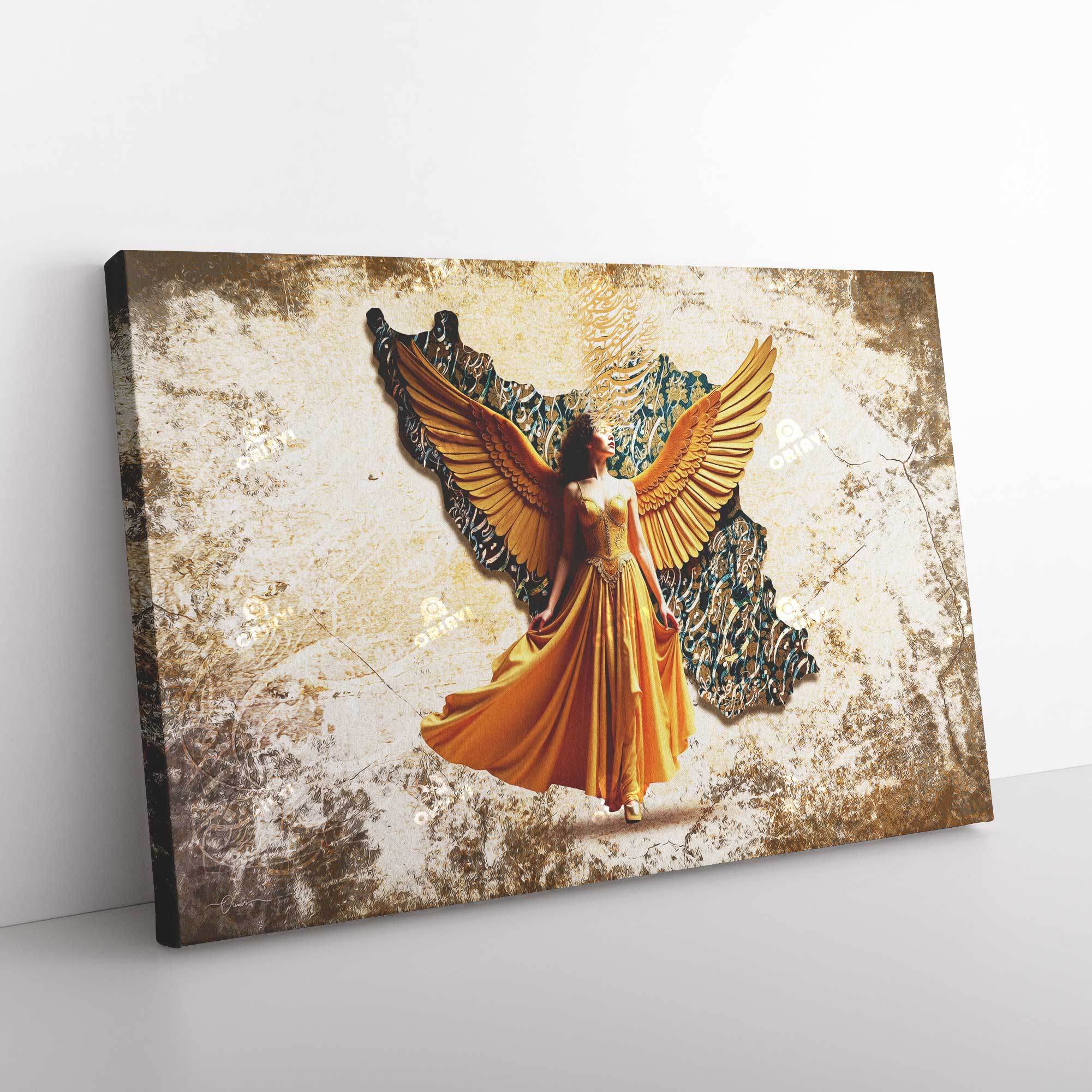 Oh, my homeland | وطن ای هستیِ من | Persian Calligraphy Wall Art - ORIAVI