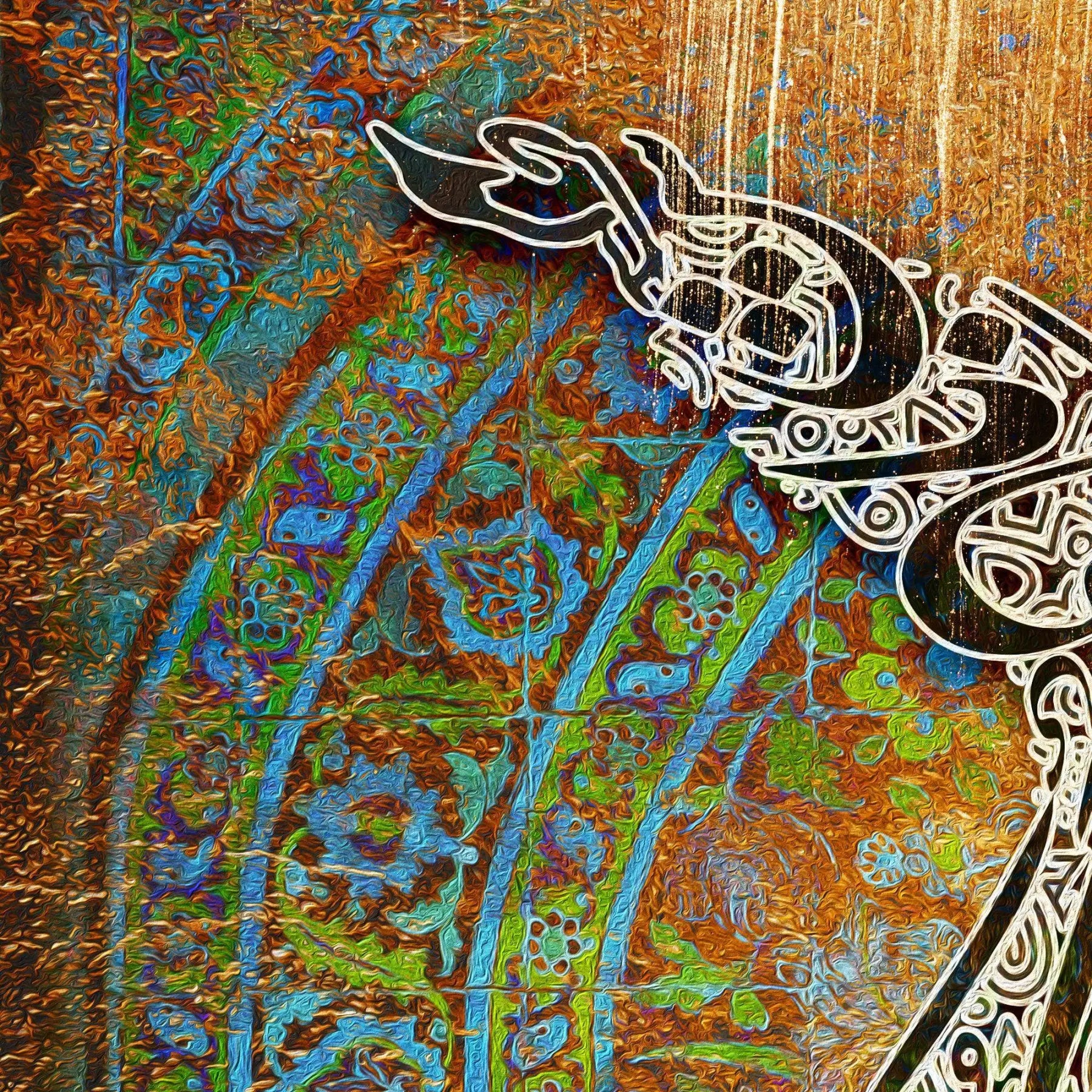 Be Yourself Persian wall art, alternate artwork view 3