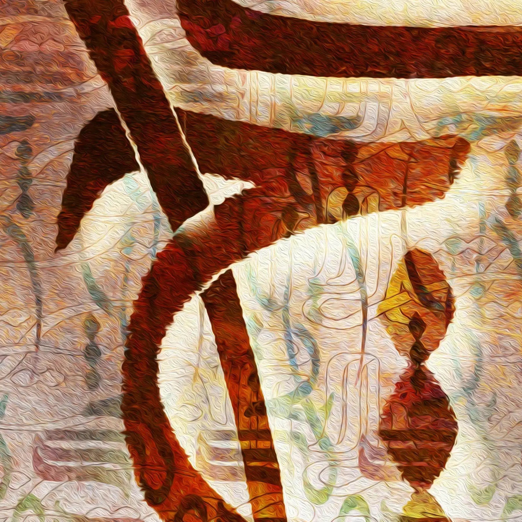 Hich Persian wall art, alternate artwork view 2