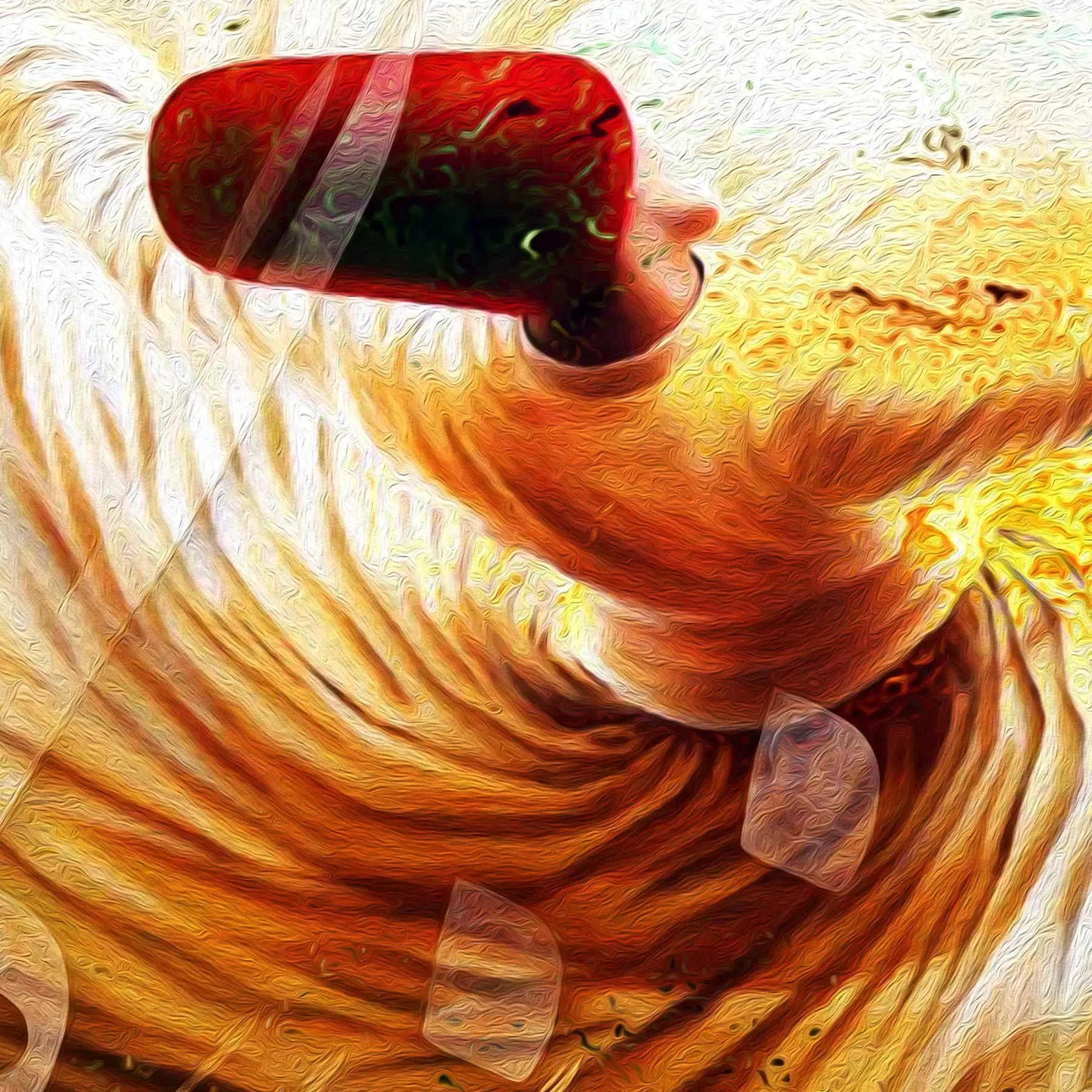 Just Talk About the Treasure Persian wall art, alternate artwork view 2