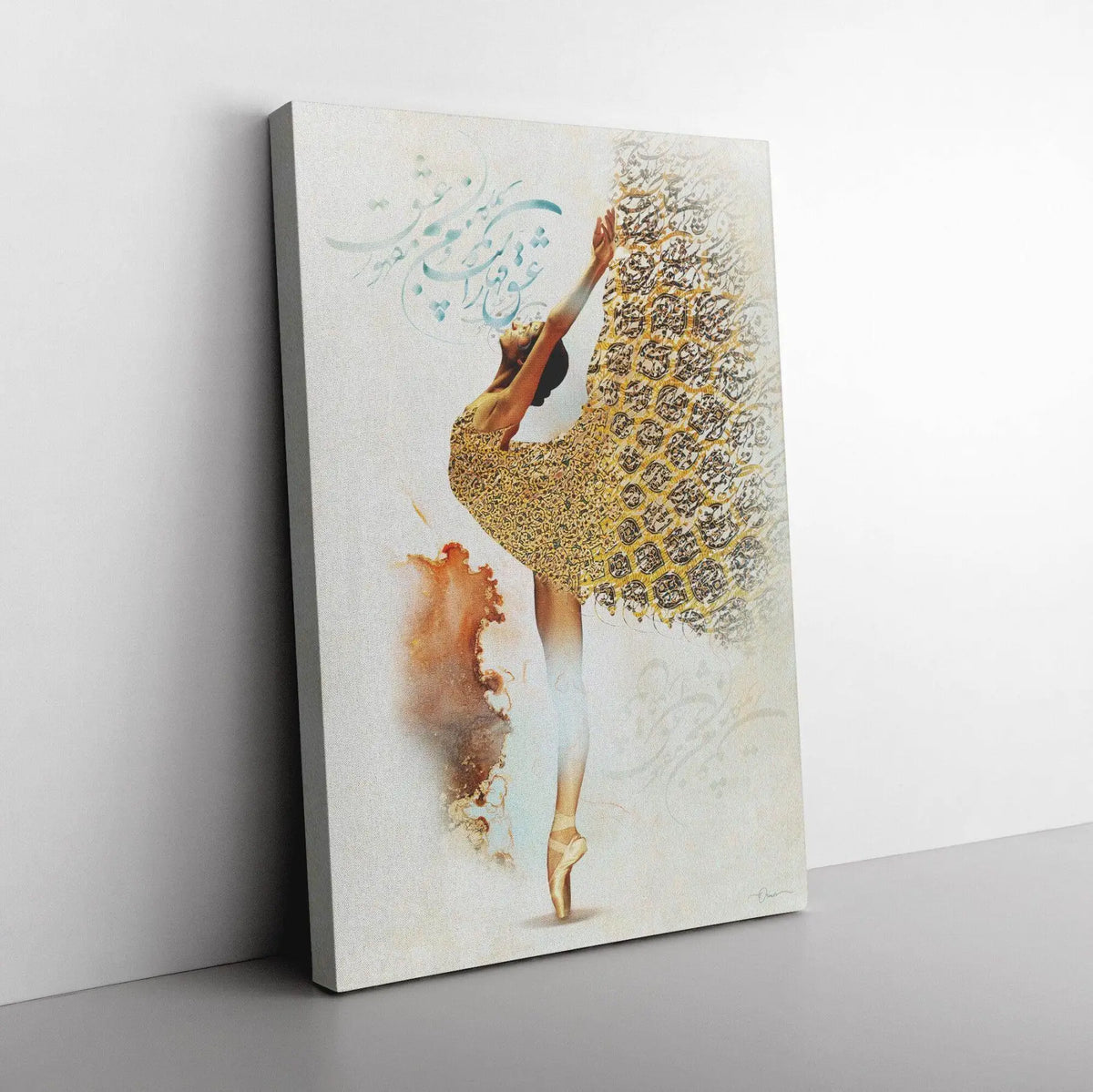 Love Is Mighty Persian wall art, alternate artwork view 6