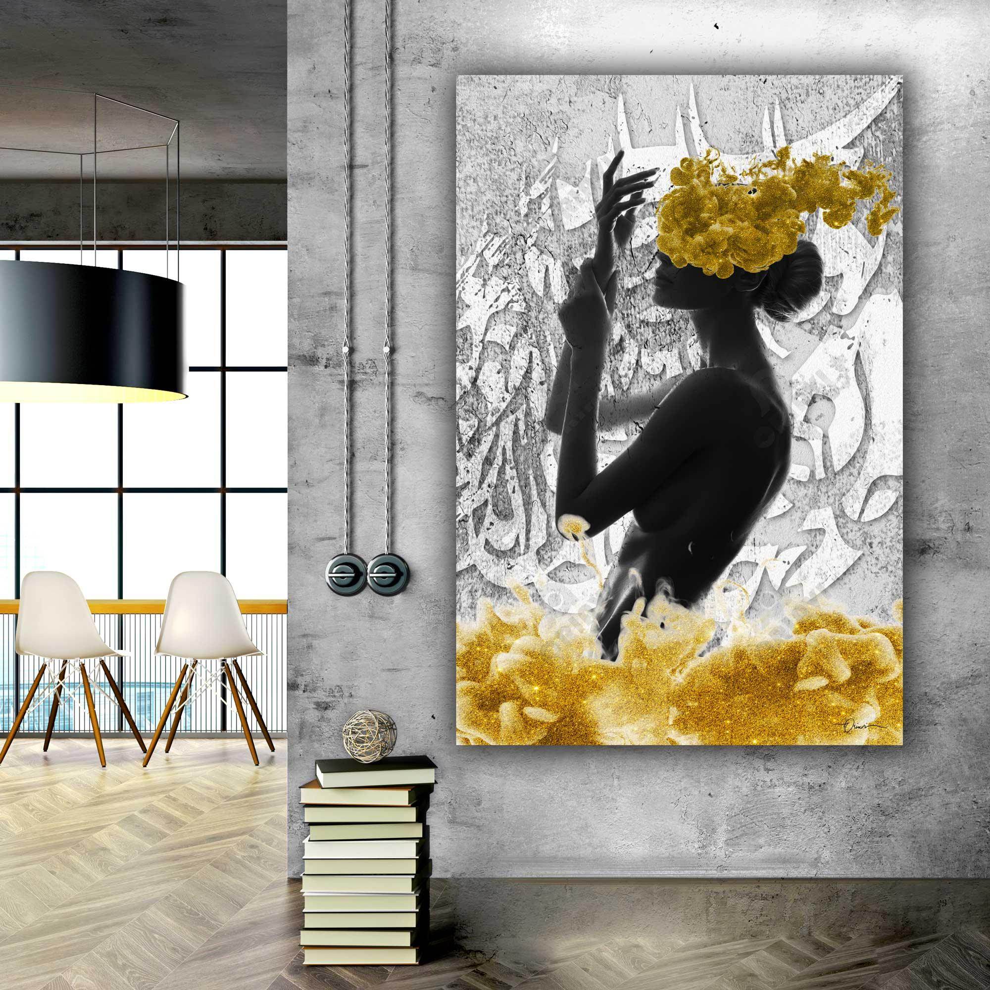 Jamal e Jaanaan | Persian Calligraphy Wall Art | Hafez Quotes - ORIAVI