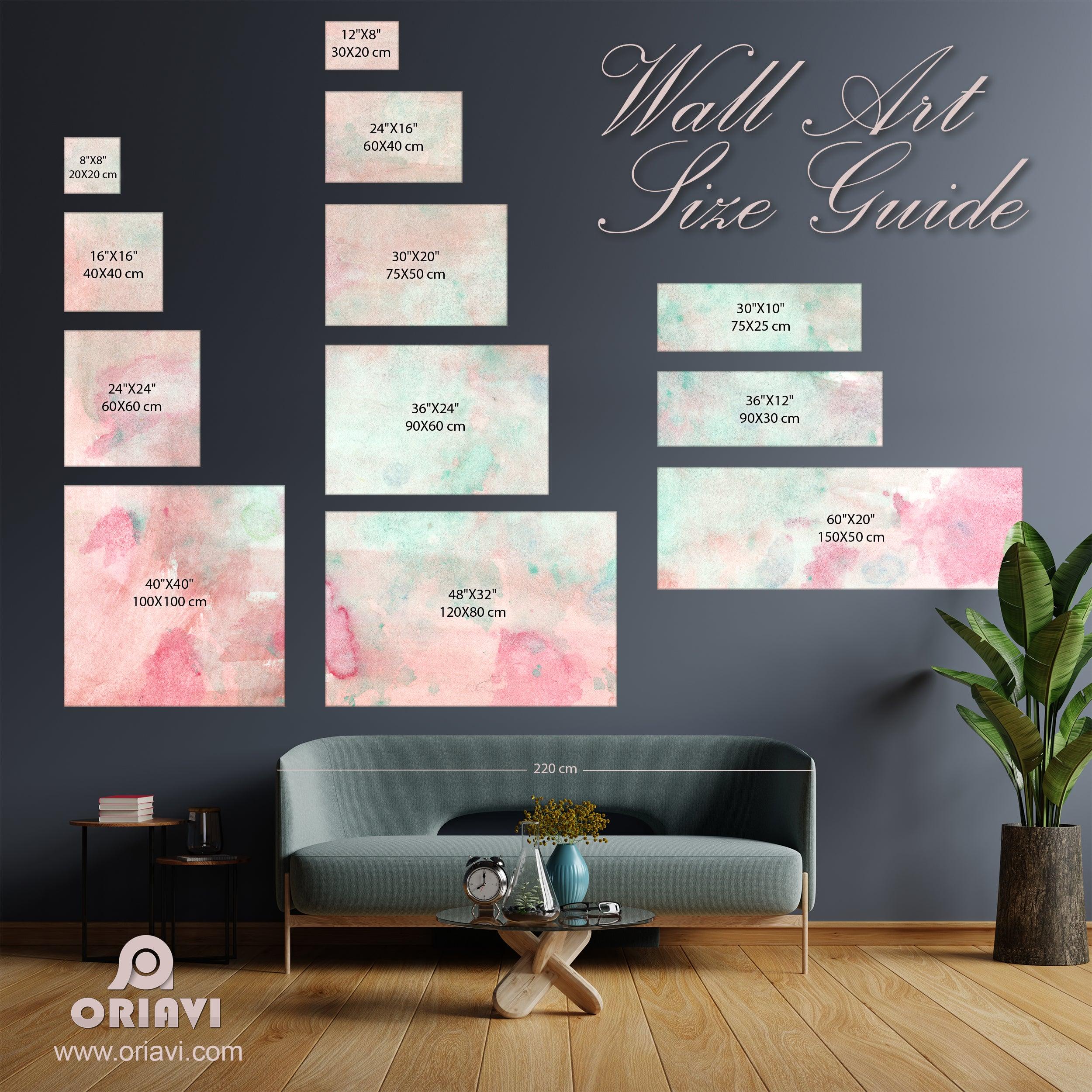 Alef-e Ghamat-e To canvas size guide and room scale reference
