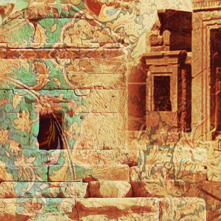 Tomb of Cyrus the great & Takht-e Jamshid | Persian Wall Art | Persian Home Wall Decor - ORIAVI