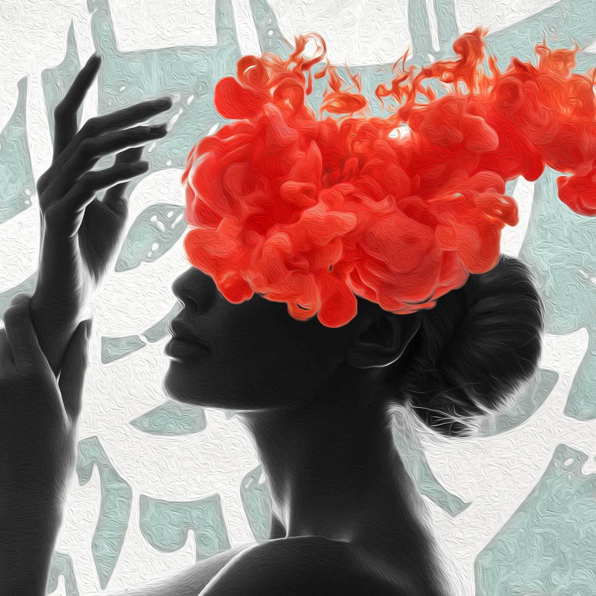 Jamal e Jaanaan | Persian Calligraphy Wall Art Print | Hafez Quotes - ORIAVI