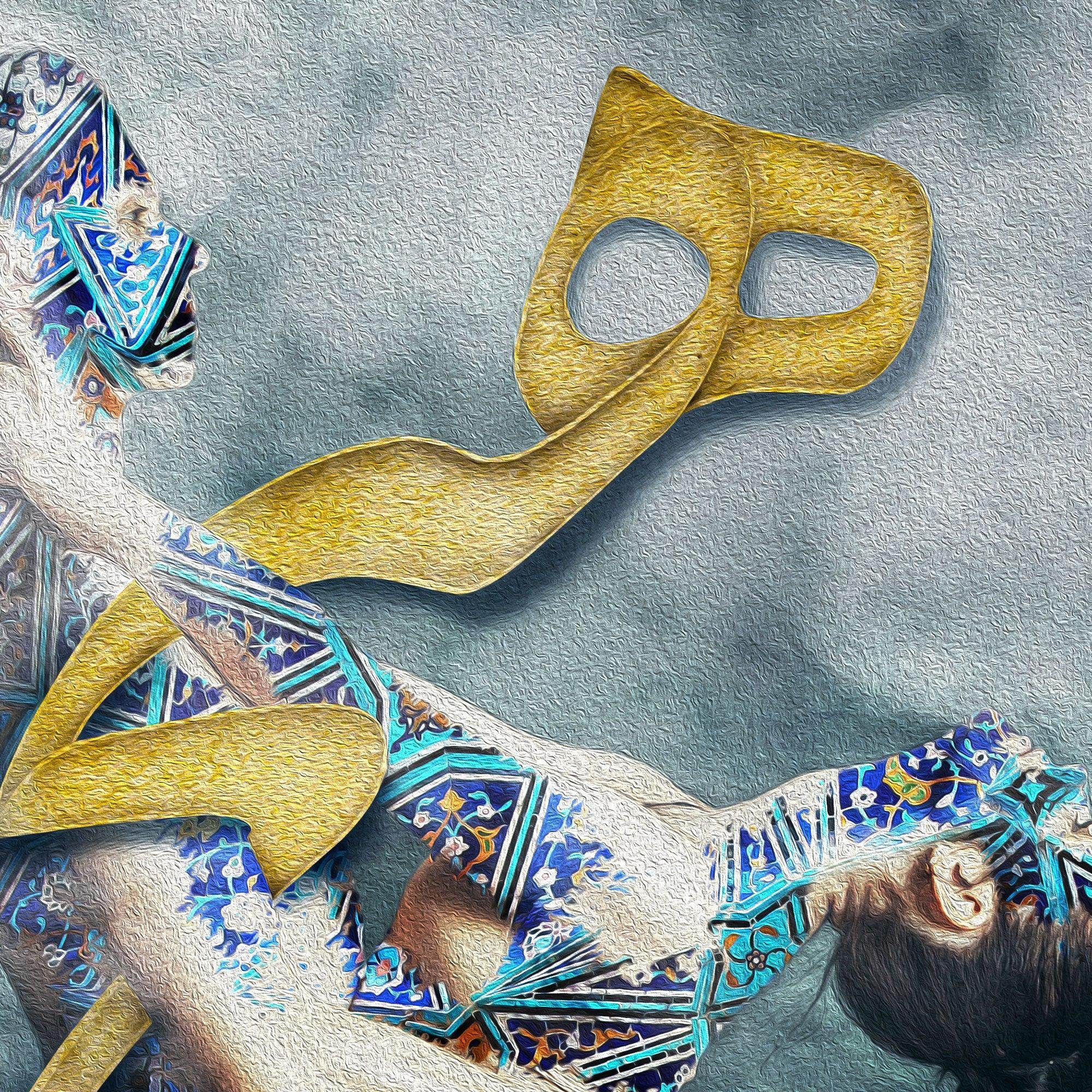 HICH | هیچ | Persian Calligraphy Wall Art Print | Persian Wall Decor - ORIAVI