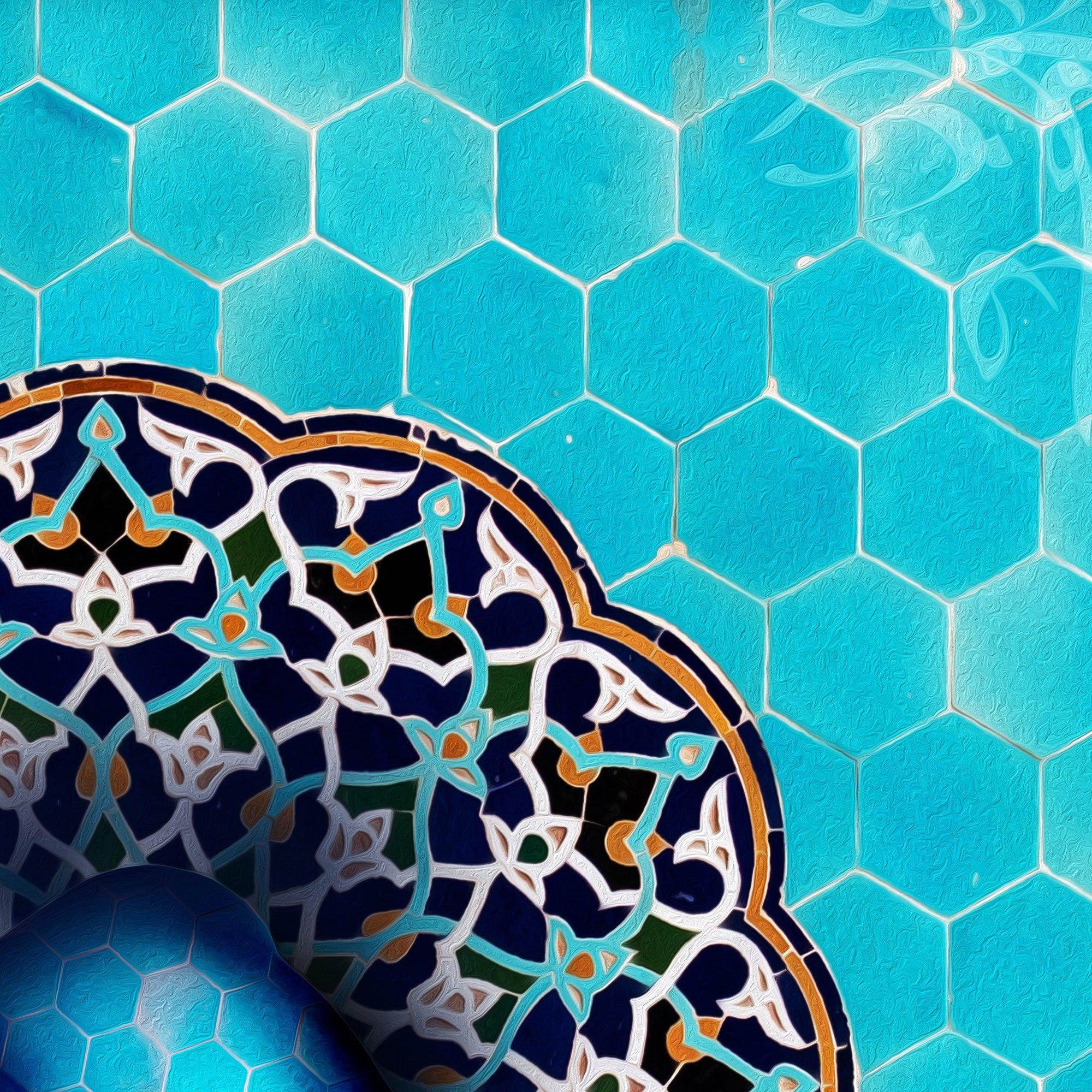 Jaan Bebar Persian wall art, alternate artwork view 2