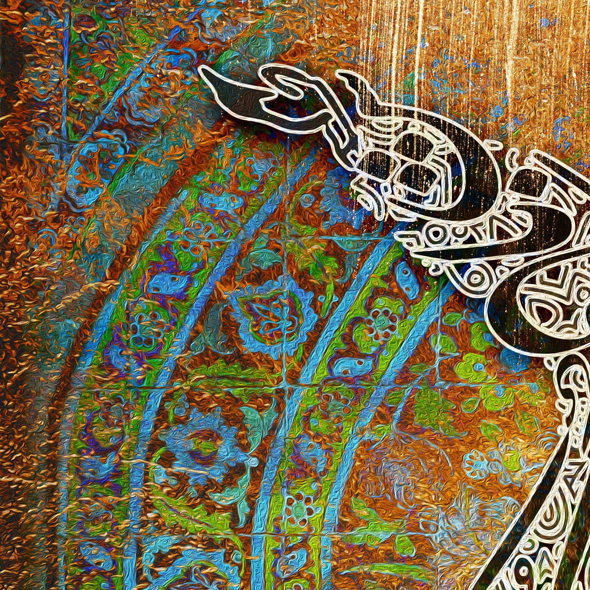 Be Yourself Persian wall art, alternate artwork view 3