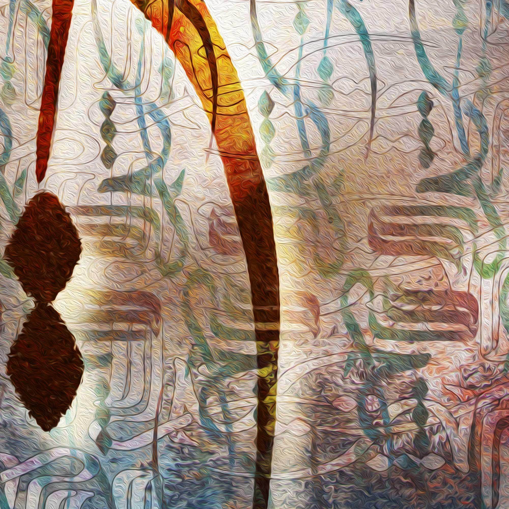 Hich Persian wall art, alternate artwork view 3