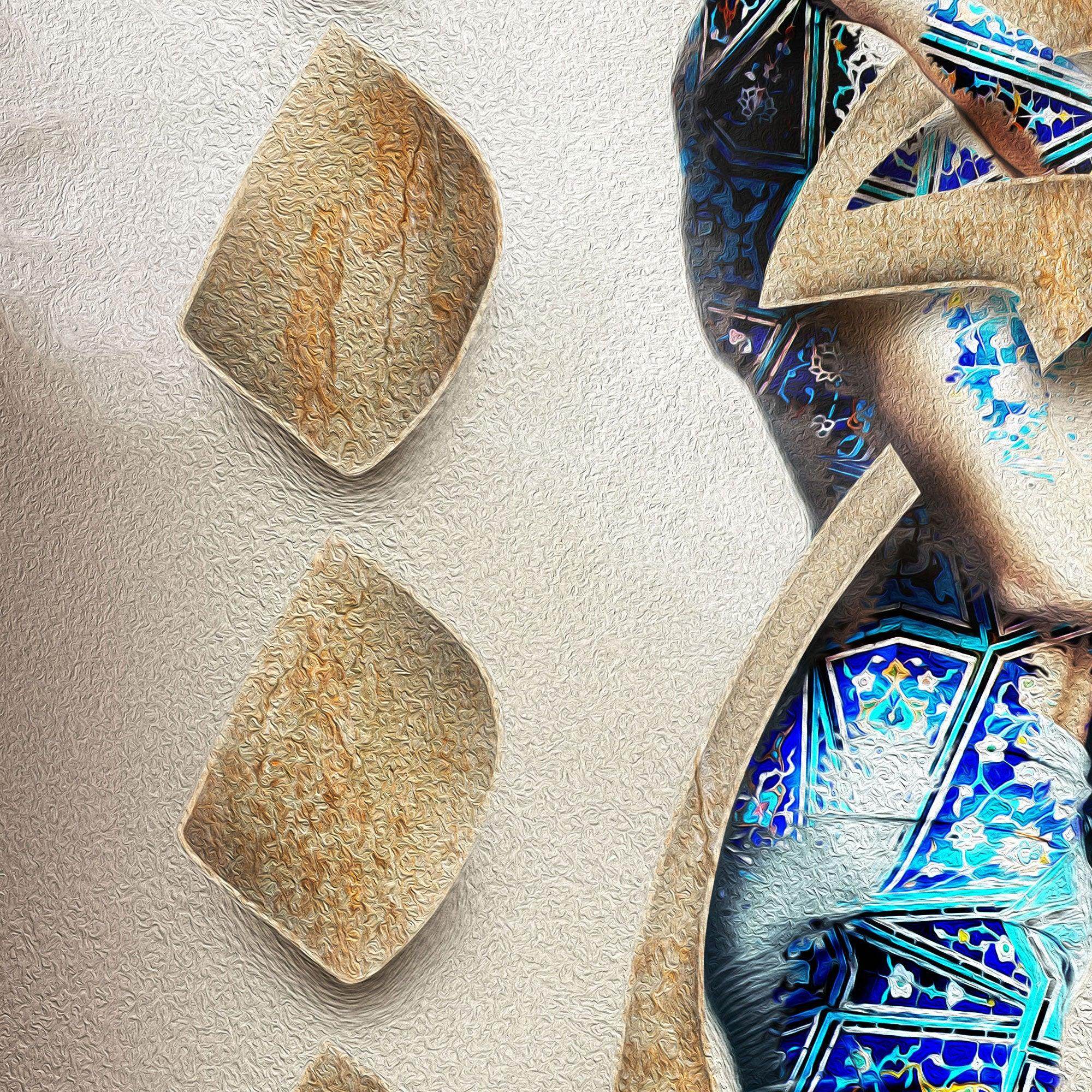 Hich Persian wall art, alternate artwork view 3