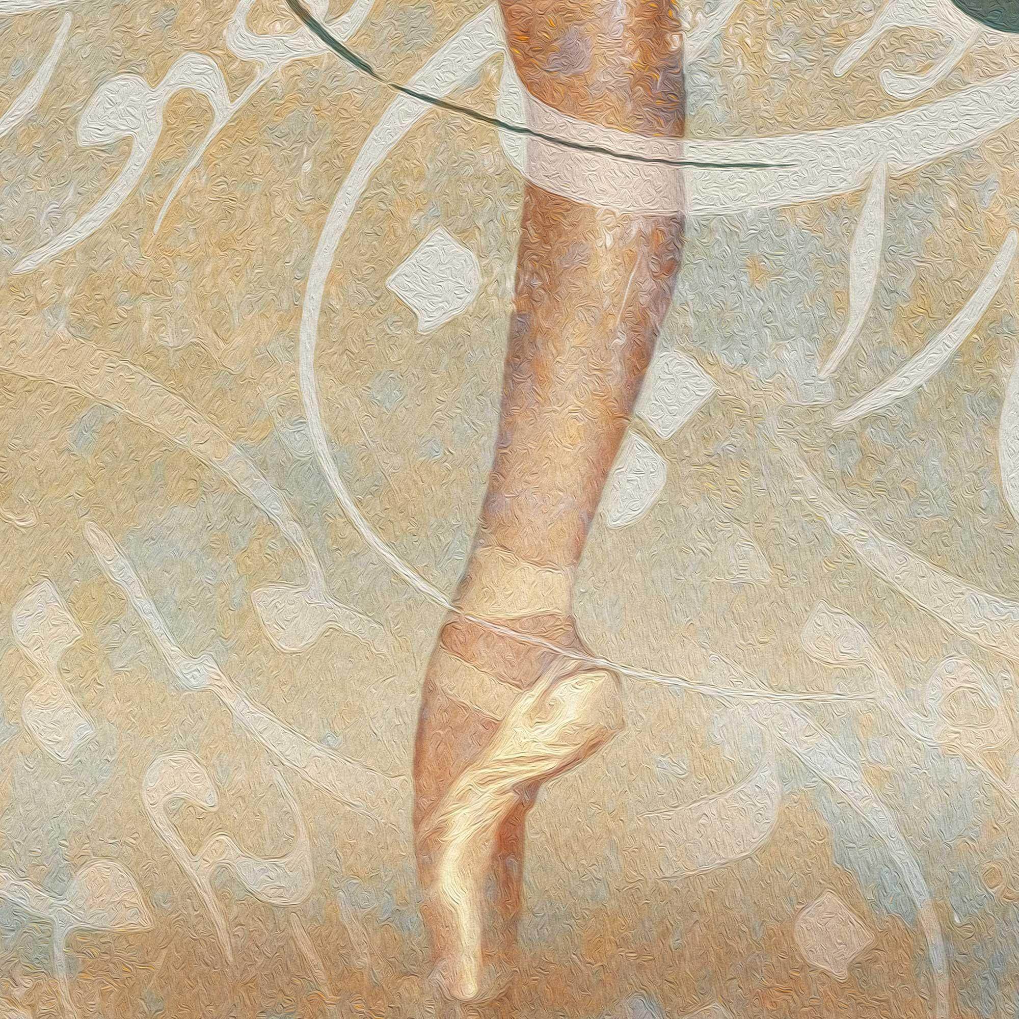 Love Is Mighty Persian wall art, alternate artwork view 4