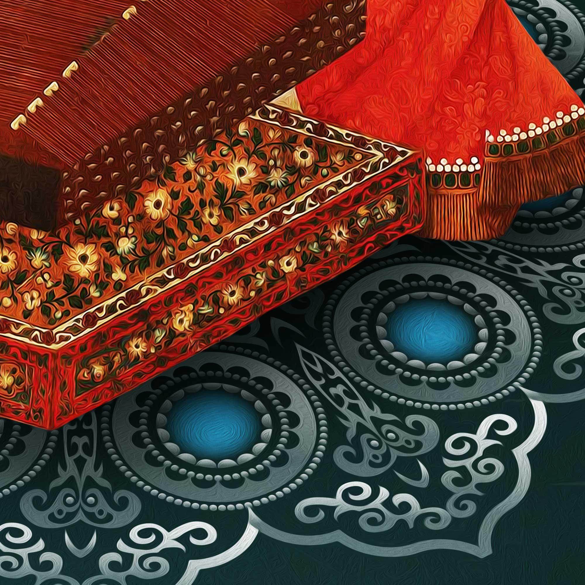 The Secret of Love | Persian Unique Canvas Wall Art - ORIAVI