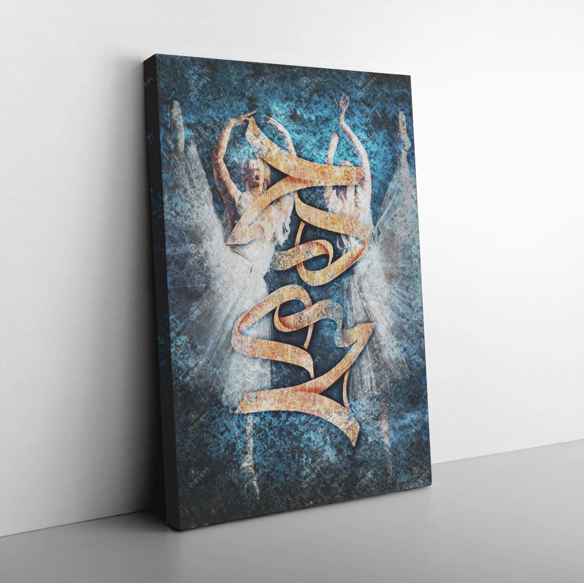 Hich هیچ | Persian Modern Calligraphy Canvas Wall Art - ORIAVI