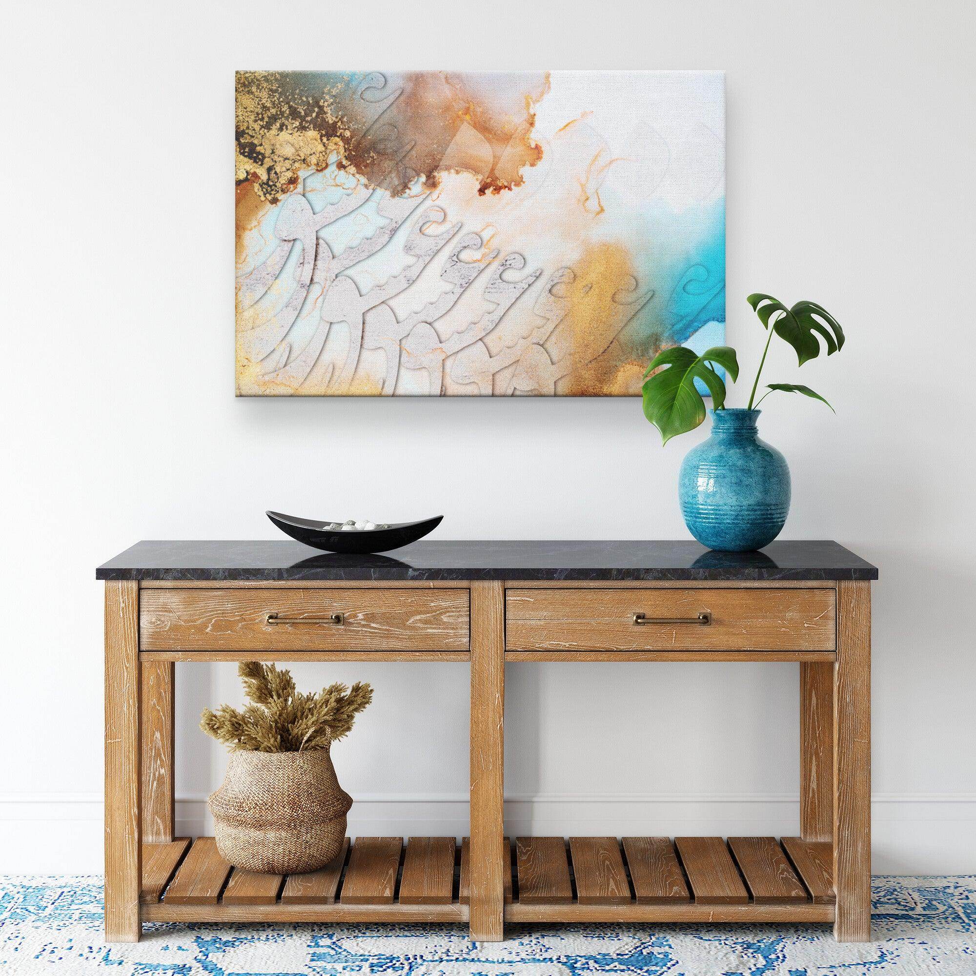 Eshgh -عشق- LOVE | Persian Abstract Calligraphy Wall Art - ORIAVI