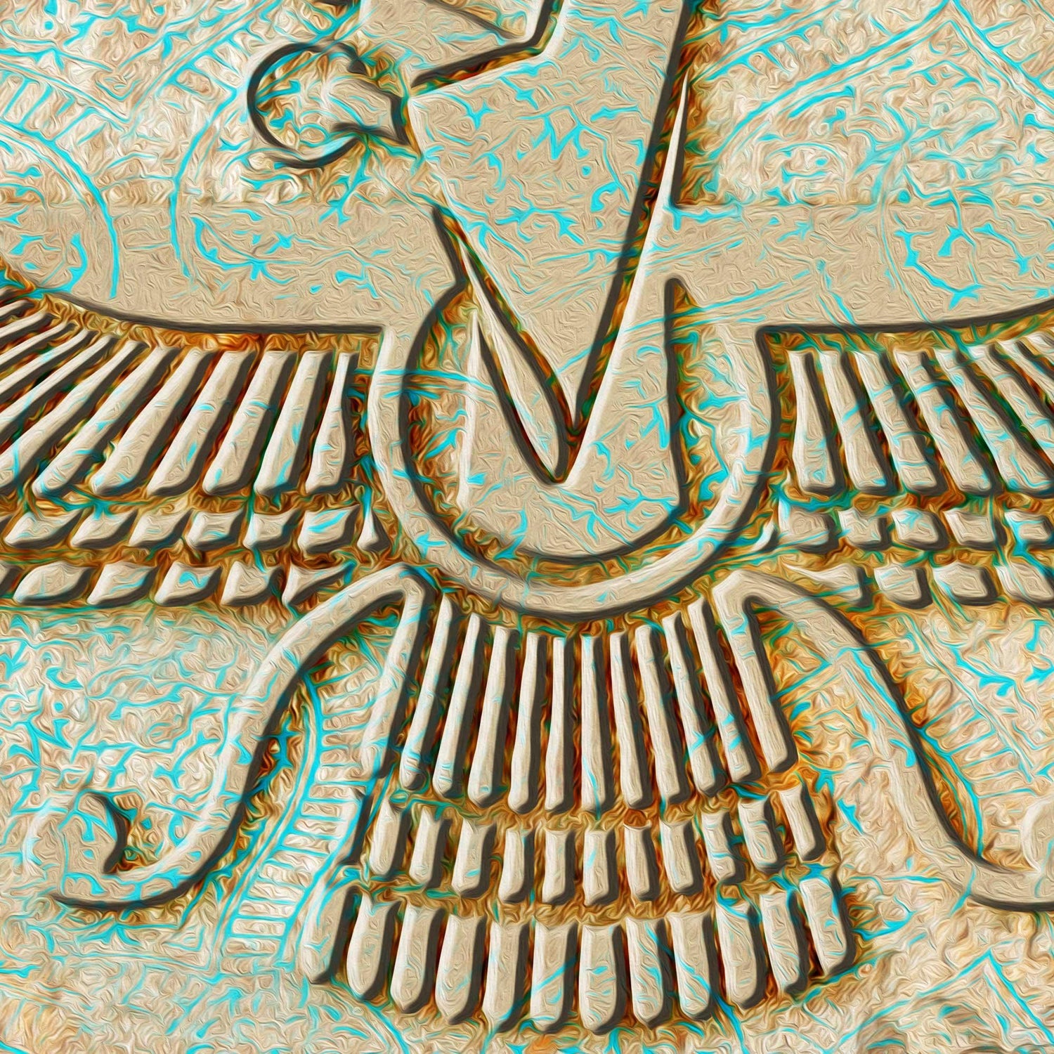 Custom Canvas 2X52"X78" - IRAN - ORIAVI