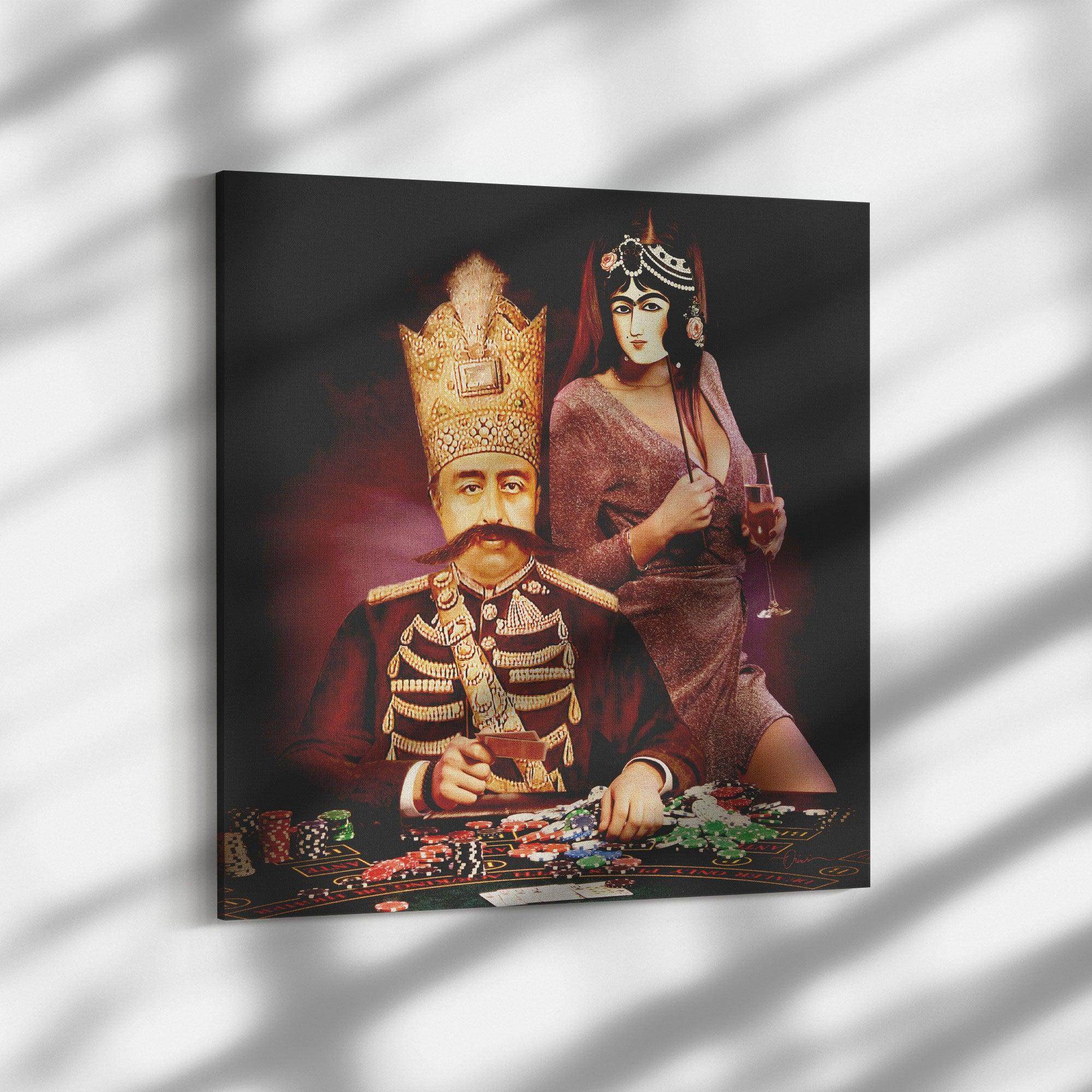 Casino Qajar | Persian Modern Art | Qajar Art - ORIAVI
