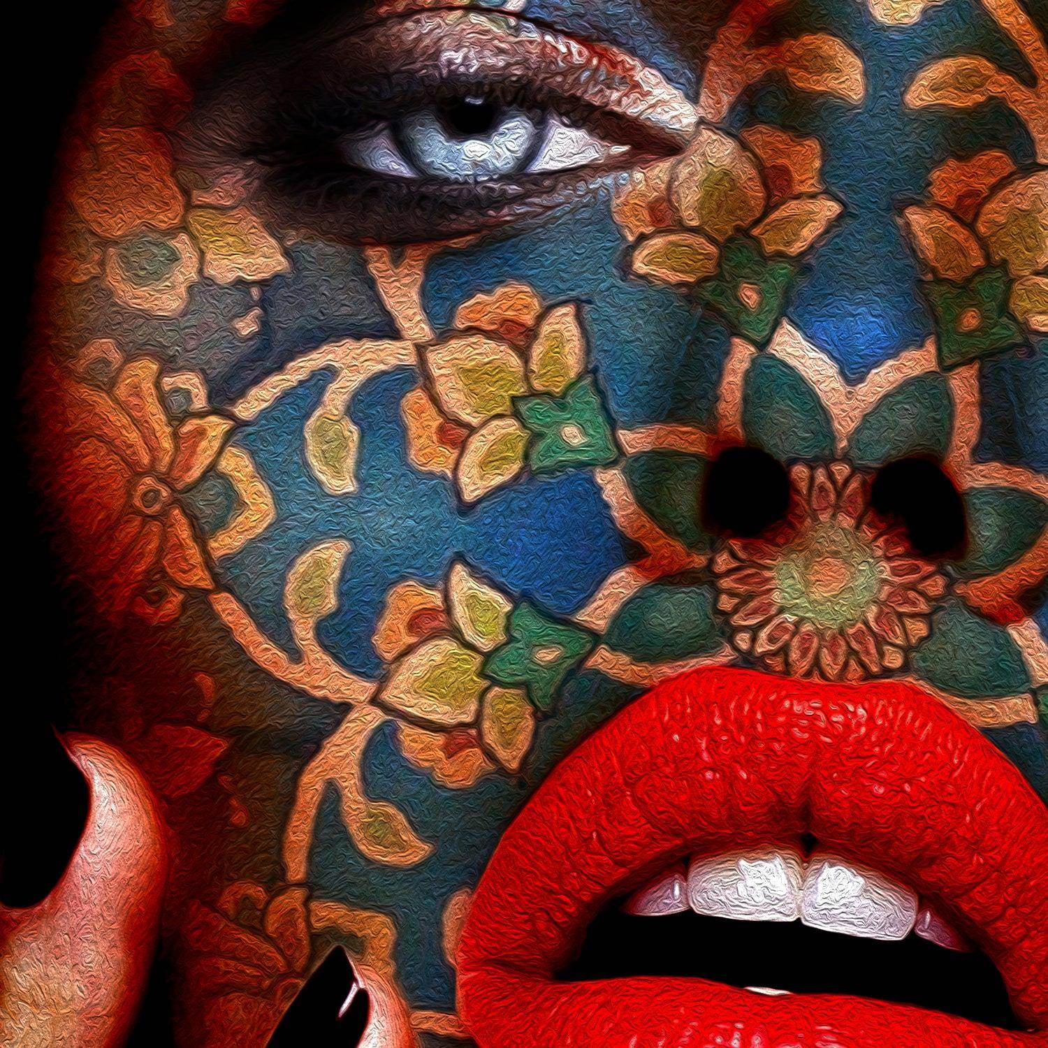 EY HICH | Persian Calligraphy Wall Art | Persian Home Decor - ORIAVI