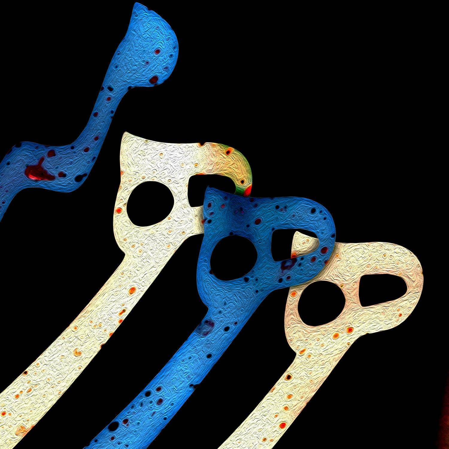 EY HICH | Persian Calligraphy Wall Art | Persian Home Decor - ORIAVI