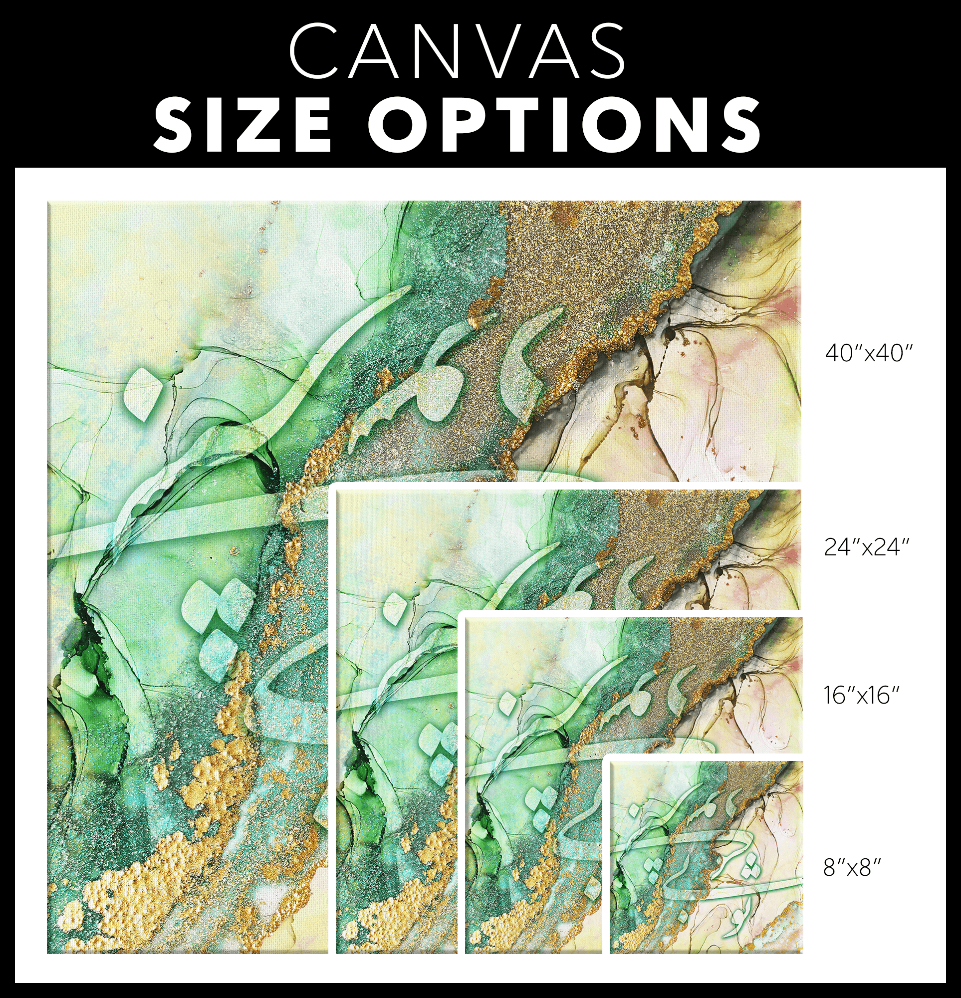 Bi To Be Sar Nemishavad -2- Square Gallery Canvas - ORIAVI