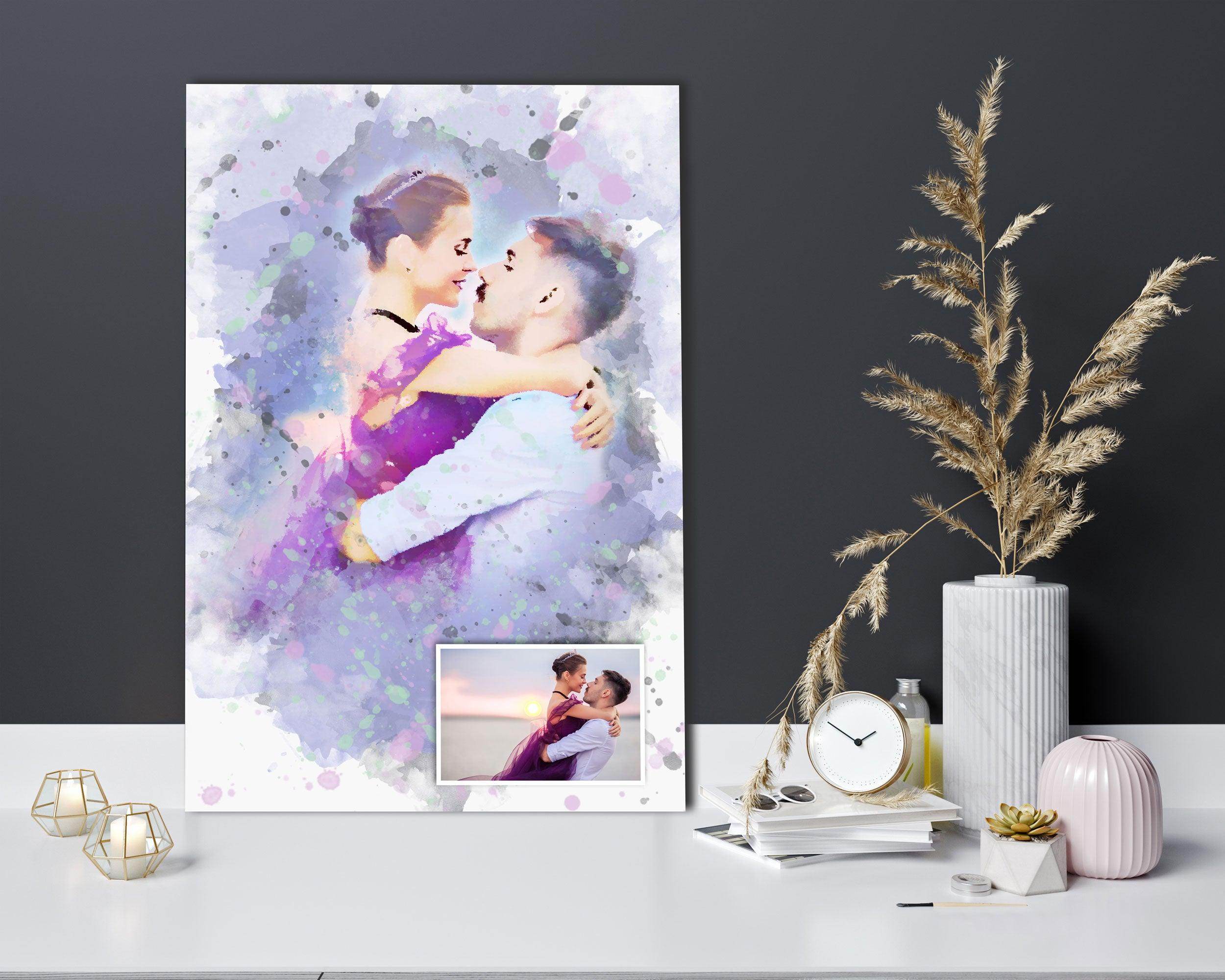 Custom Portrait From Picture -1- Gallery Canvas - ORIAVI