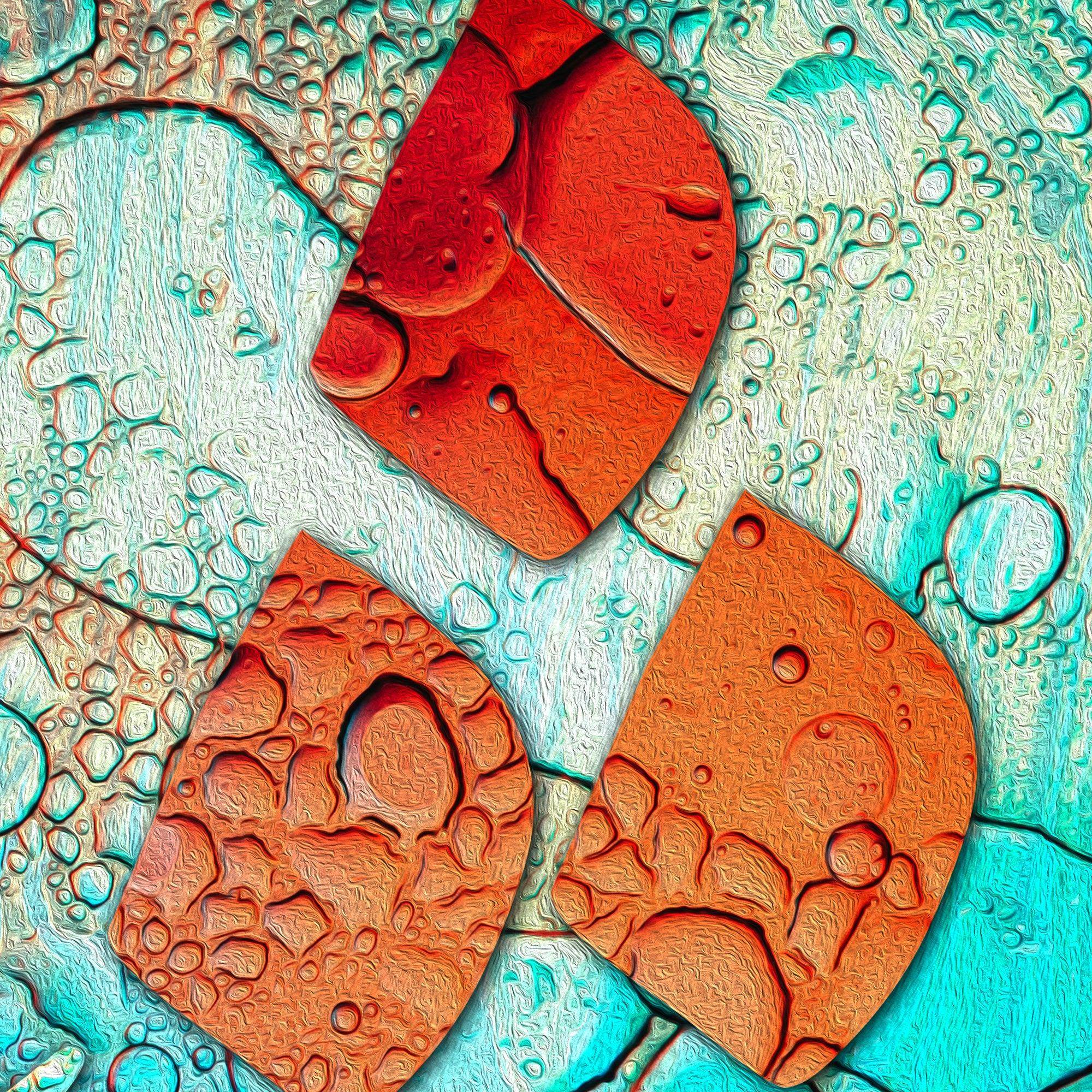 Eshgh (Love) Persian wall art, alternate artwork view 4