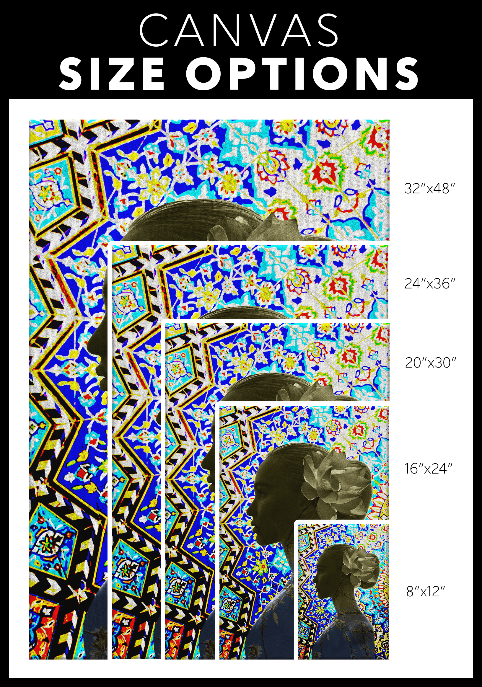 Spring Blossoms Persian wall art, alternate artwork view 6