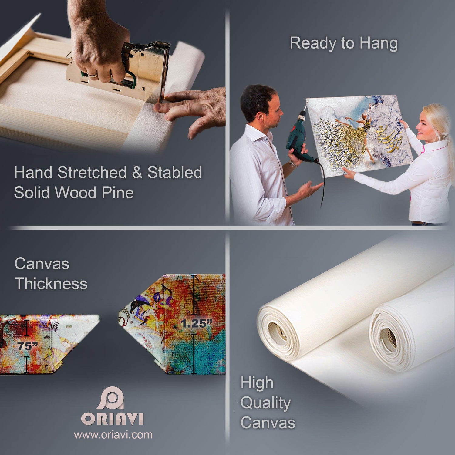 Custom Canvas 60"x40" (30"x40" ea.) - ORIAVI