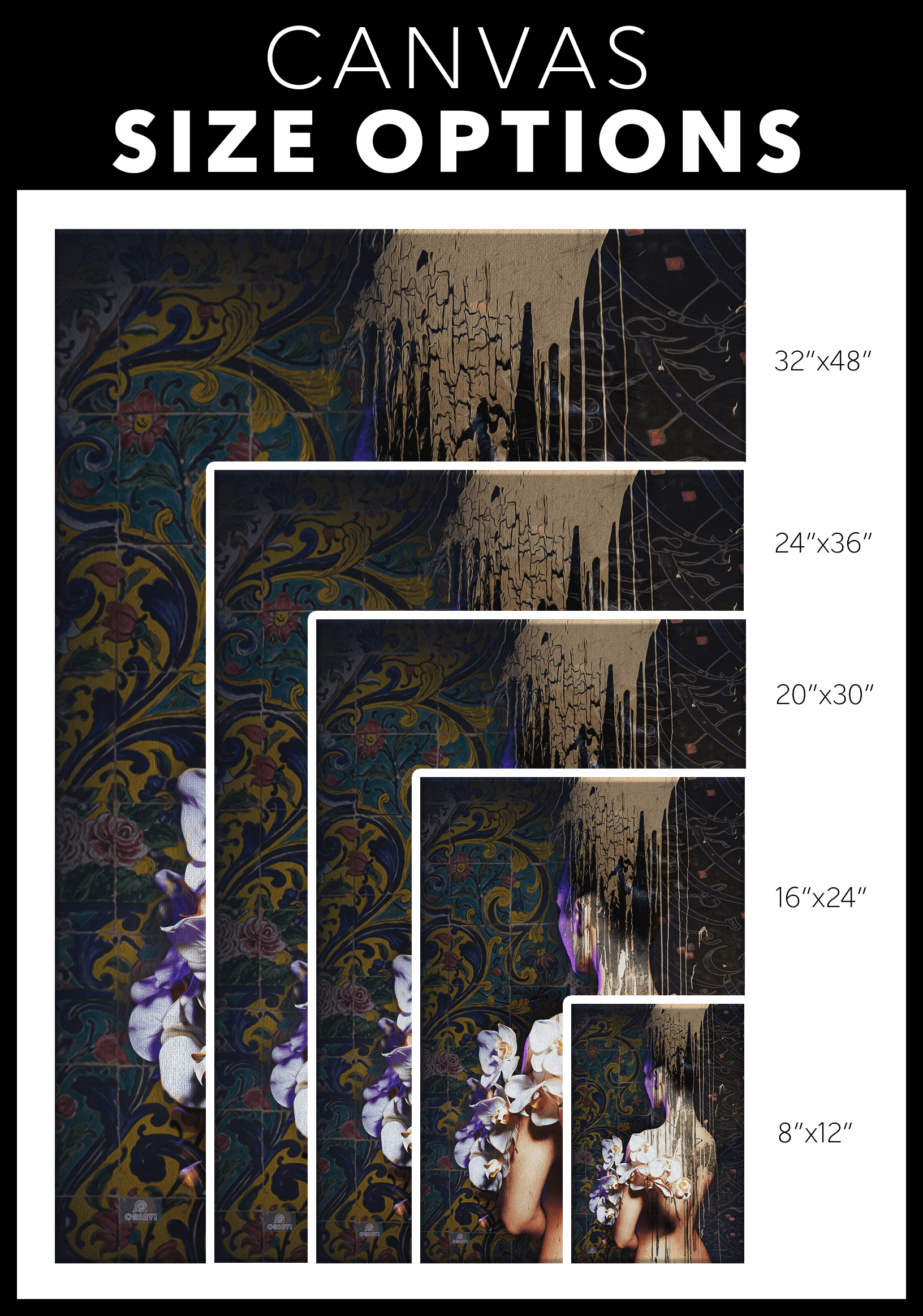 Reaching You Persian wall art, alternate artwork view 6