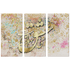 Ey Eshgh - 3 Piece | Persian Wall Art | Persian Home Wall Decor - ORIAVI