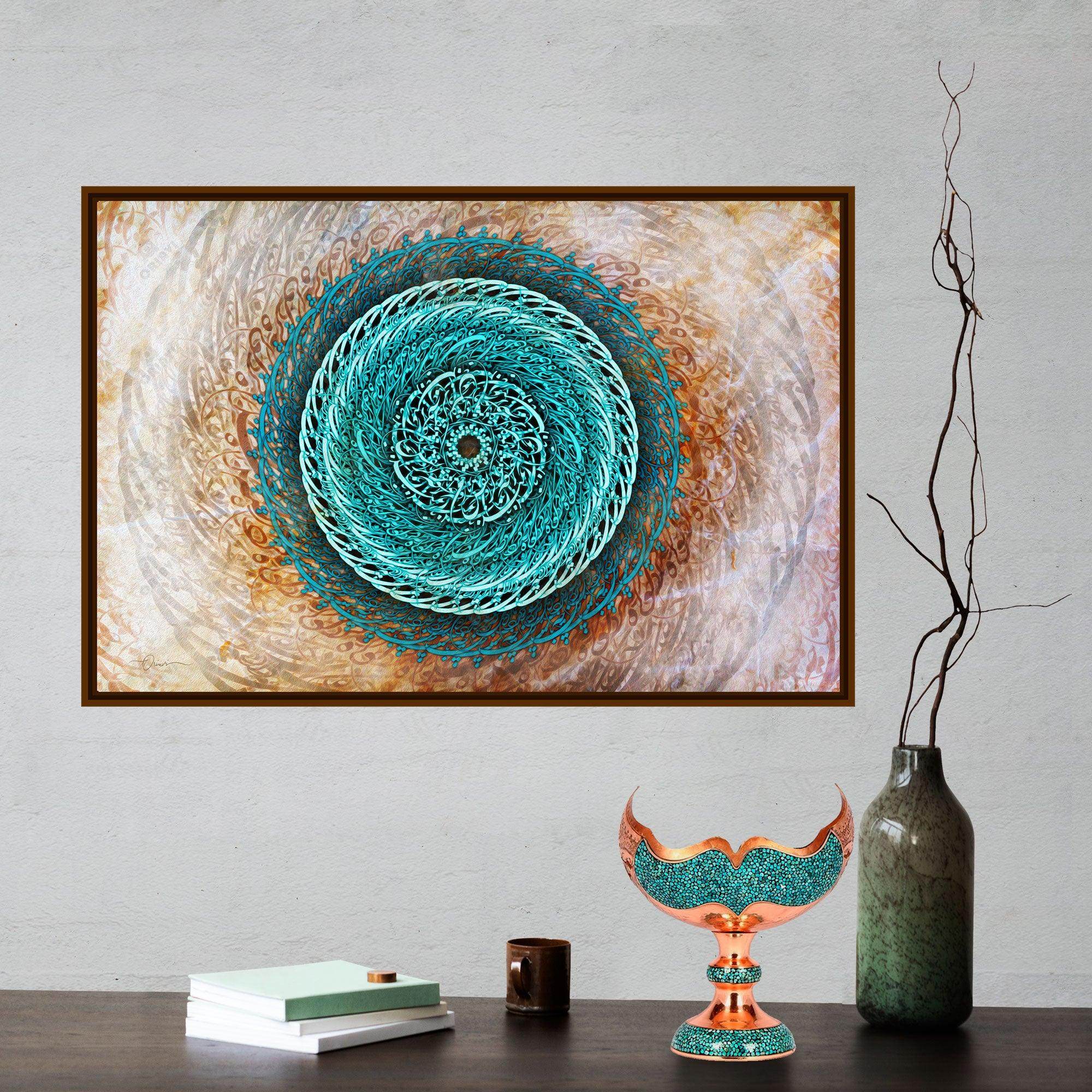 Custom Premium Canvas (My Coquettish Mistress) With Floater Frame - ORIAVI