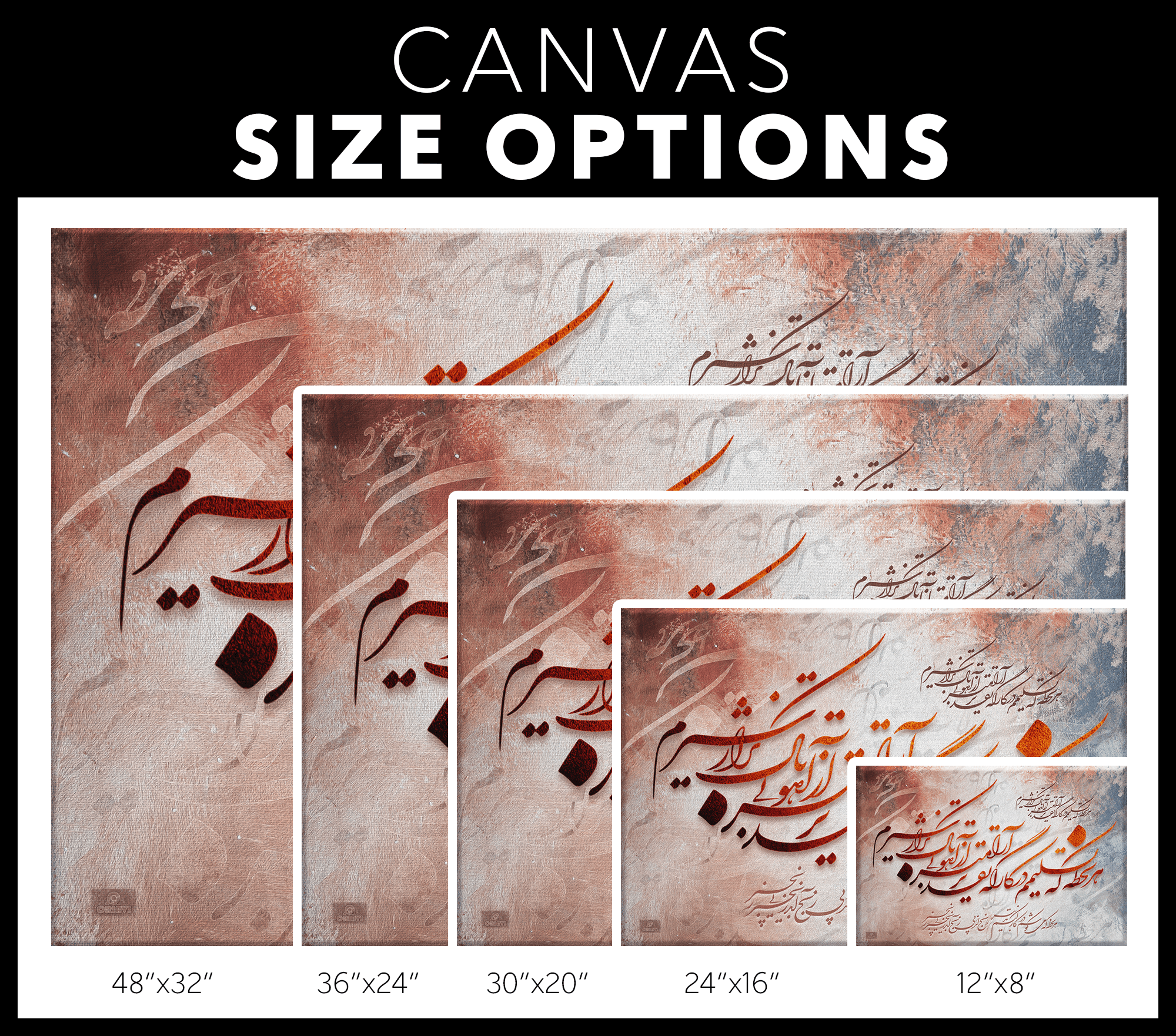 Peace | Persian Wall Art | Persian Home Wall Decor - ORIAVI