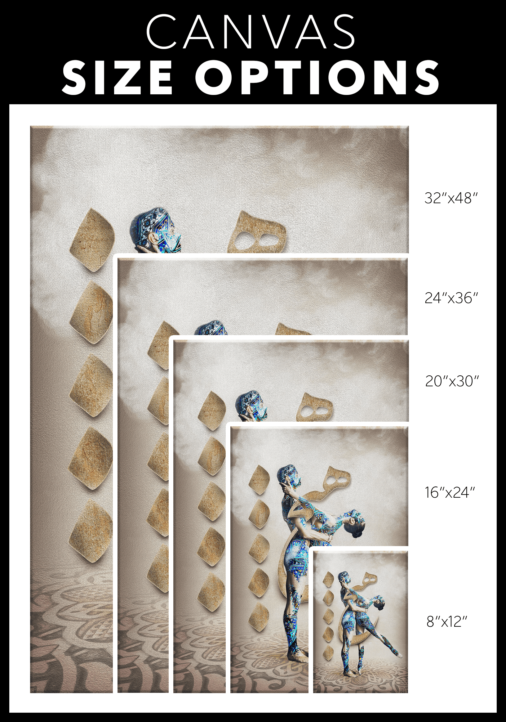 Hich Persian wall art, alternate artwork view 7