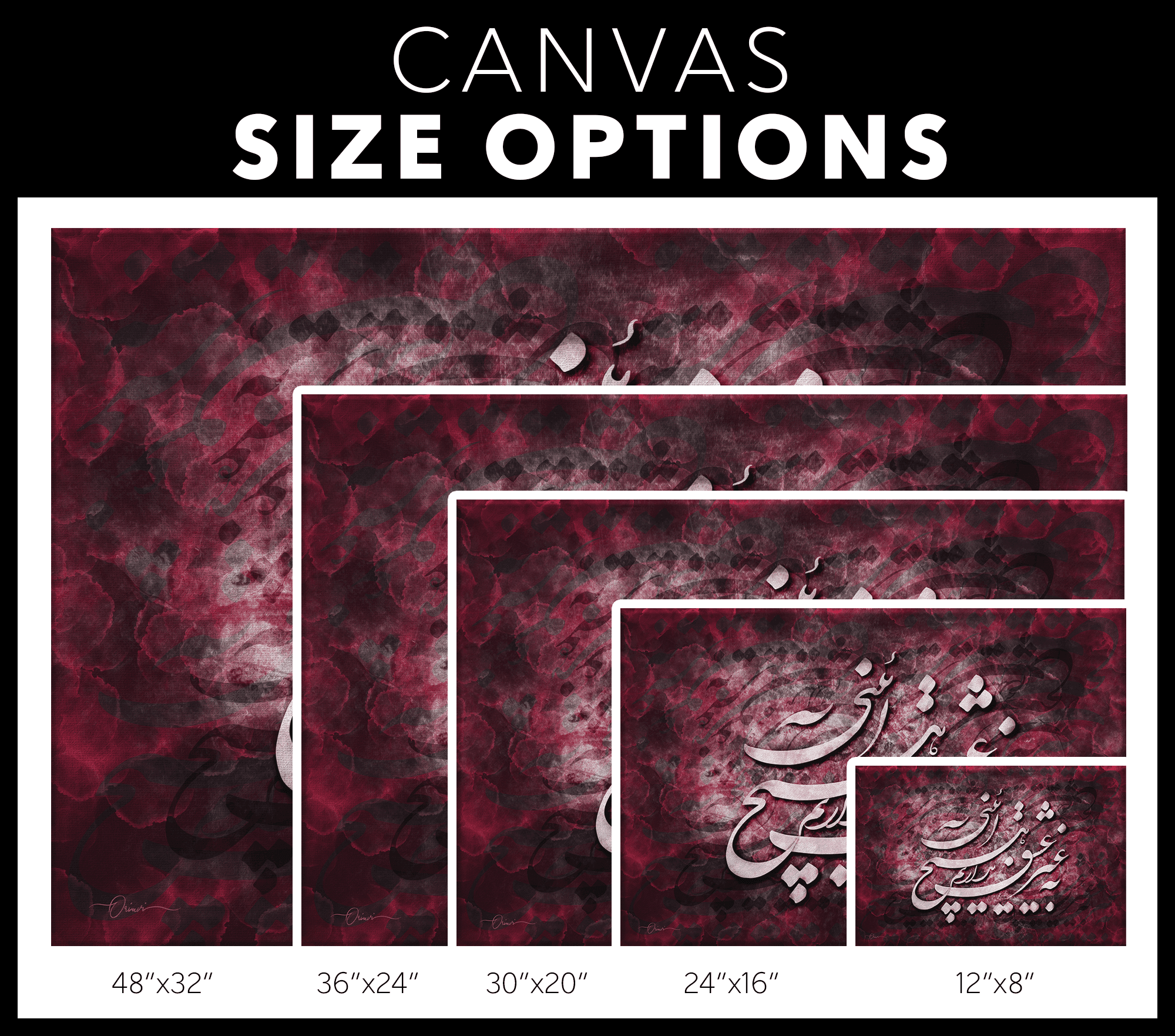 No Religion but Love | Persian Wall Art | Persian Home Wall Decor - ORIAVI