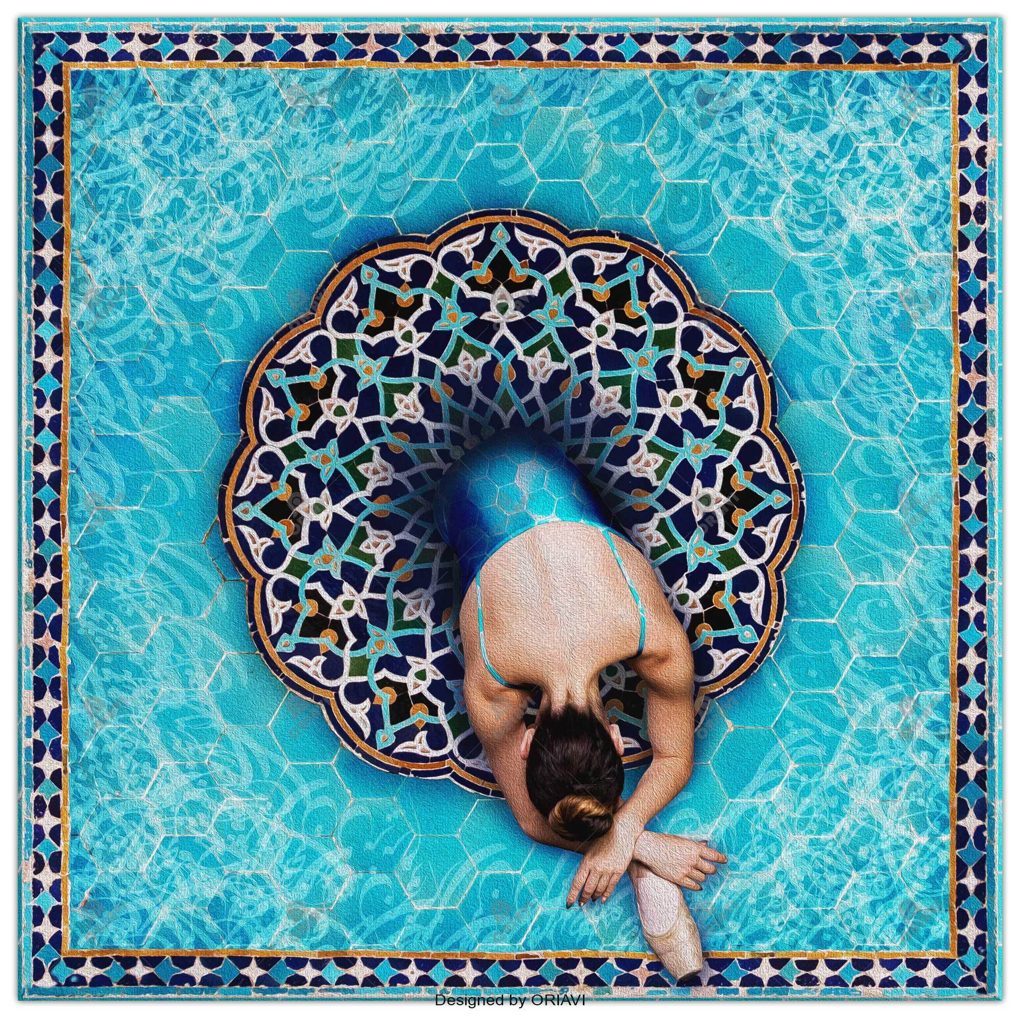 Voice of Love Persian wall art, alternate artwork view 4
