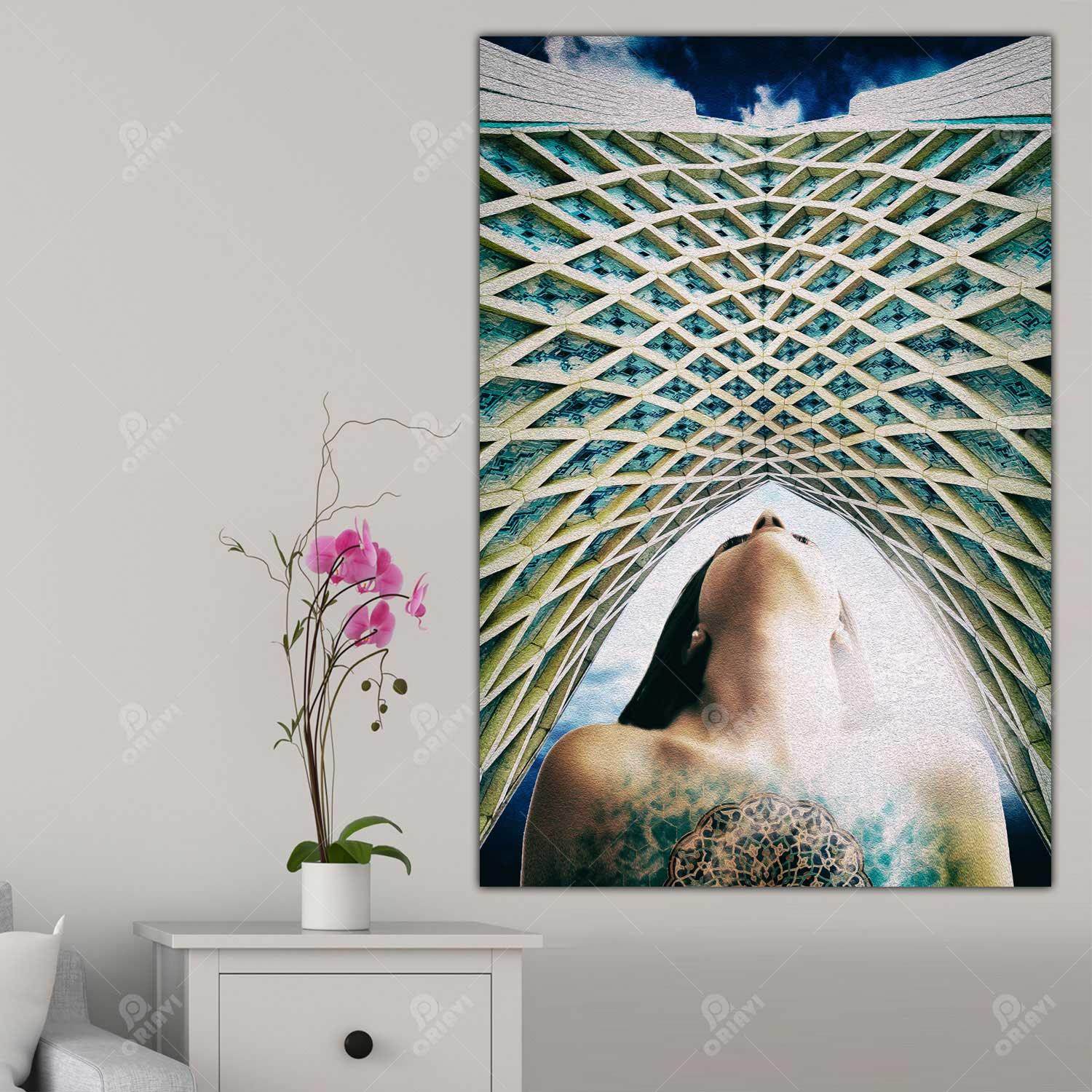 Our Azadi Tower — Contemporary Persian Architecture Canvas