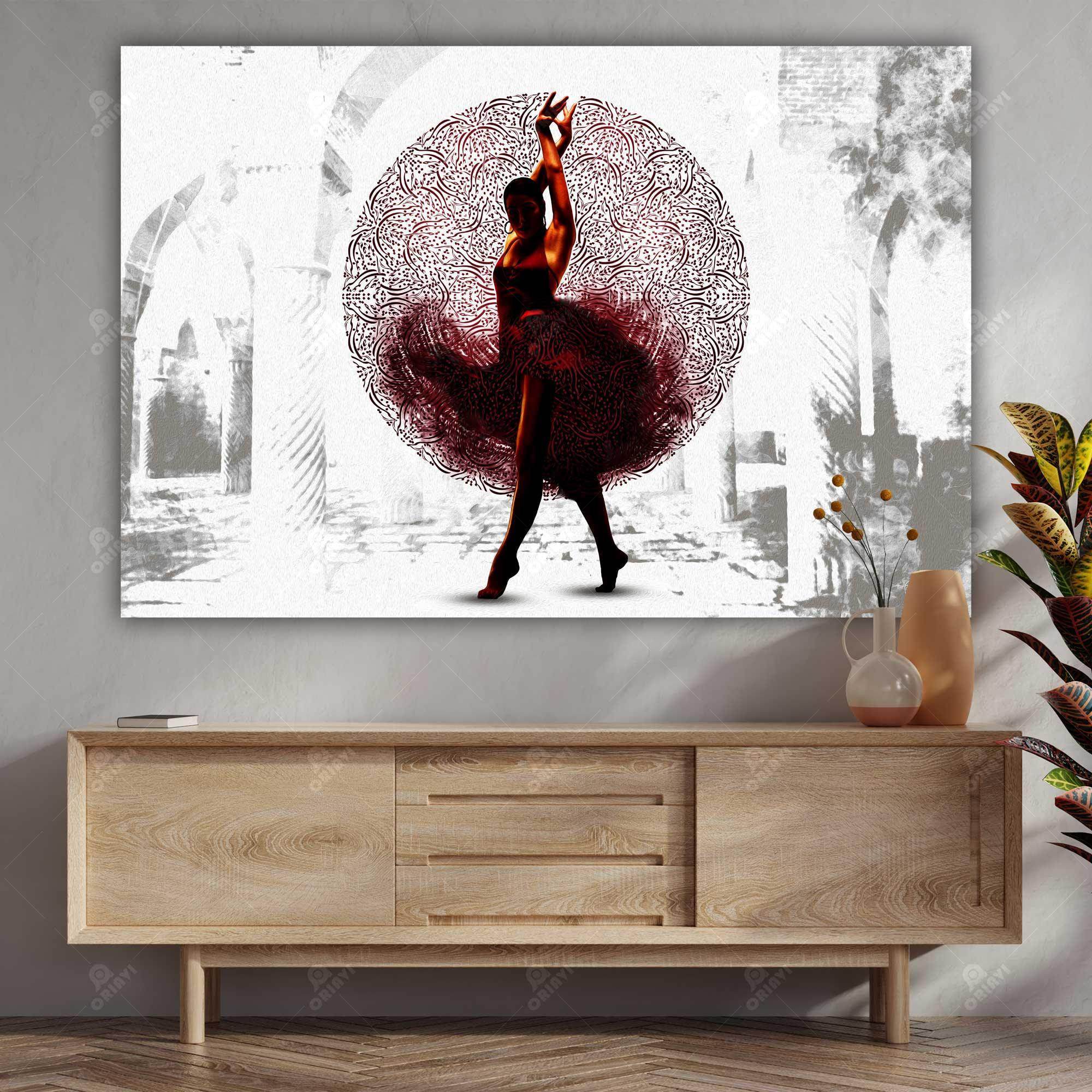 Drunk on Love — Persian Red Dancer Canvas