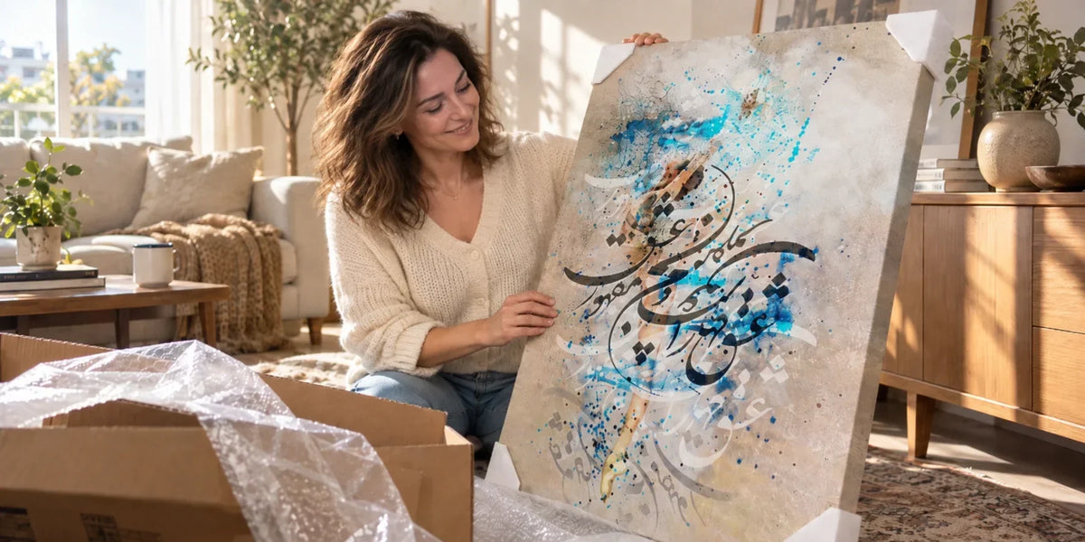 Buying Persian wall art online: delivery times, packaging, damage and returns explained