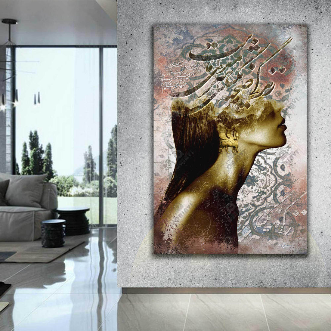 Life Is the Only Stage Persian wall art, alternate artwork view 6