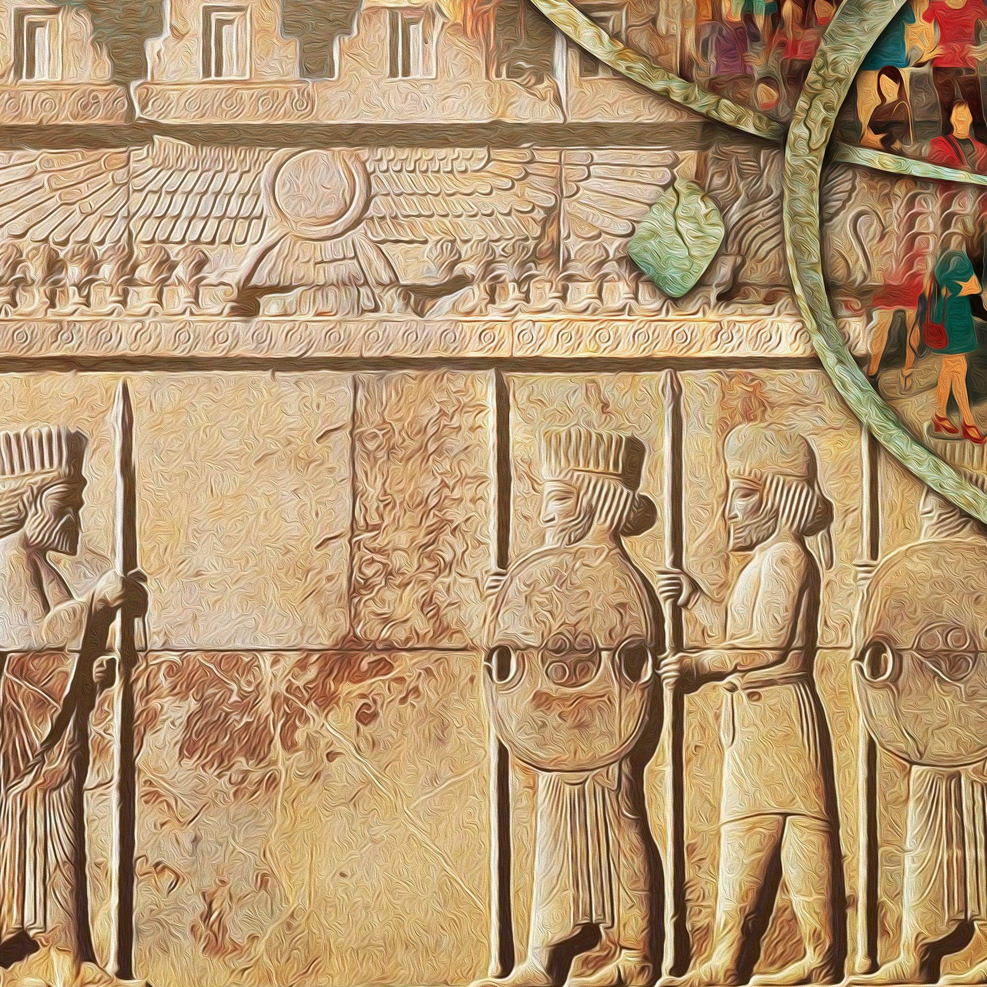 Cho Iran Nabashad Persian wall art, alternate artwork view 4