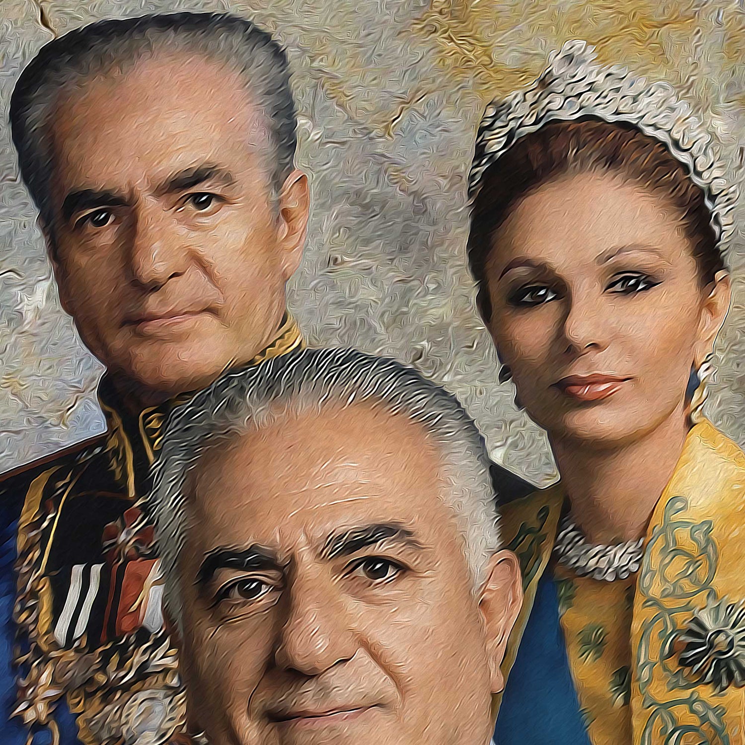 Pahlavi Royal Family - Cho IRAN nabashad | Traditional Persian Calligraphy Wall Art