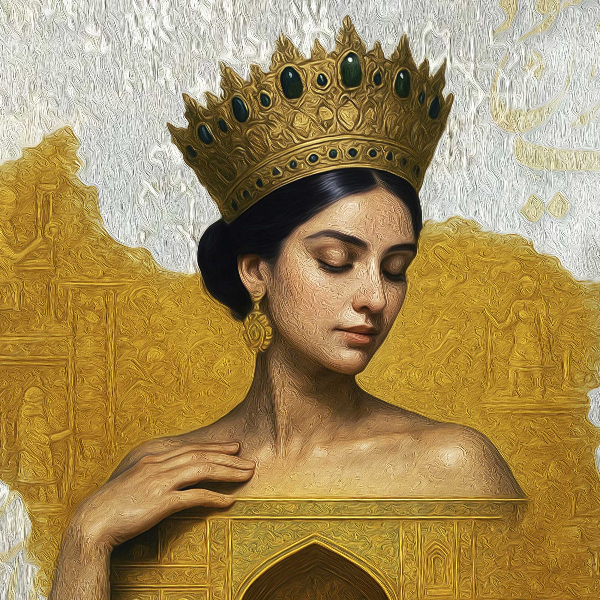 دریغ‌ست ایران که ویران شود | Persian Calligraphy Wall Art