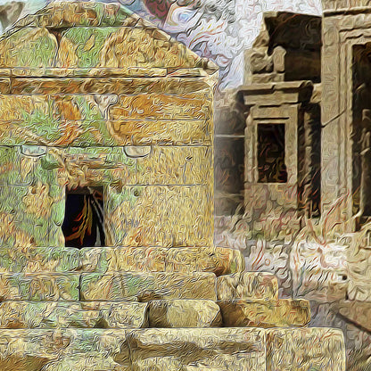 Pahlavi Royal Family - Tomb of Cyrus the great &amp; Takht-e Jamshid | Persian Wall Art