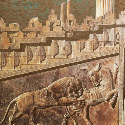 IRAN | Persian Wall Art | Iranian Wall Art - ORIAVI