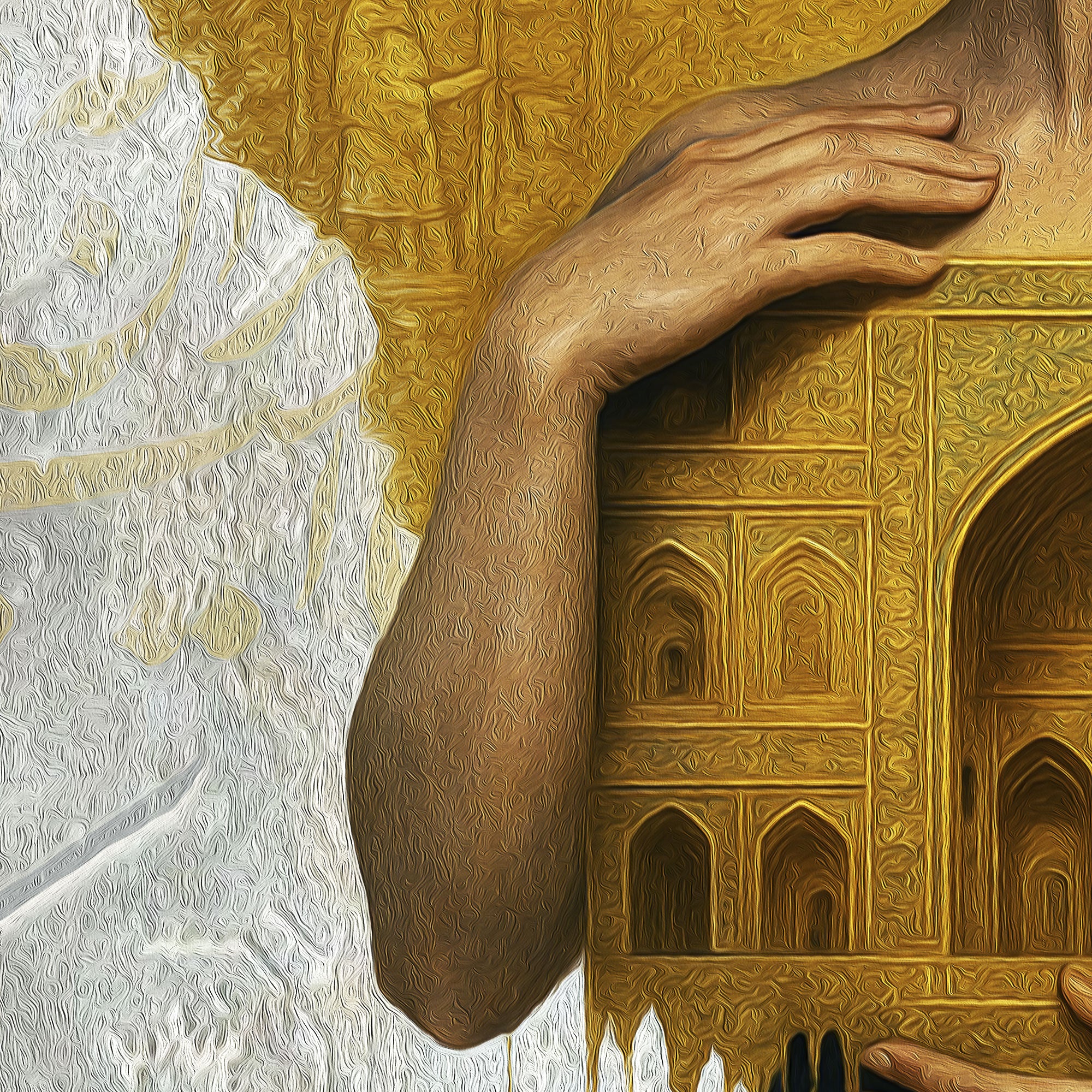 Dirigh Ast Iran Viran Shavad Persian wall art, alternate artwork view 3