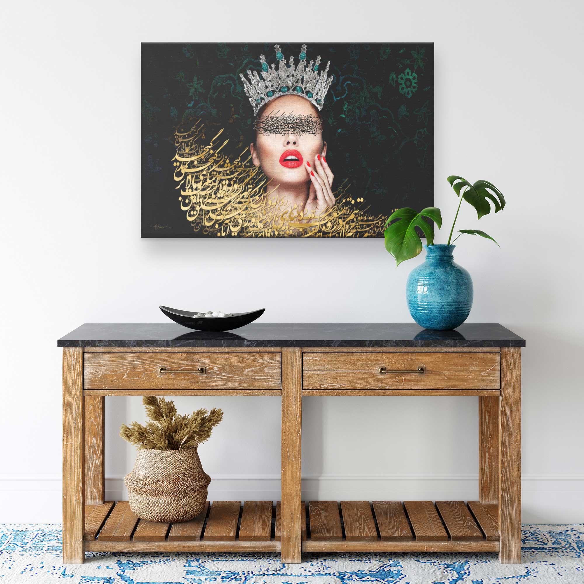 Majestic Essence Persian wall art, alternate artwork view 7