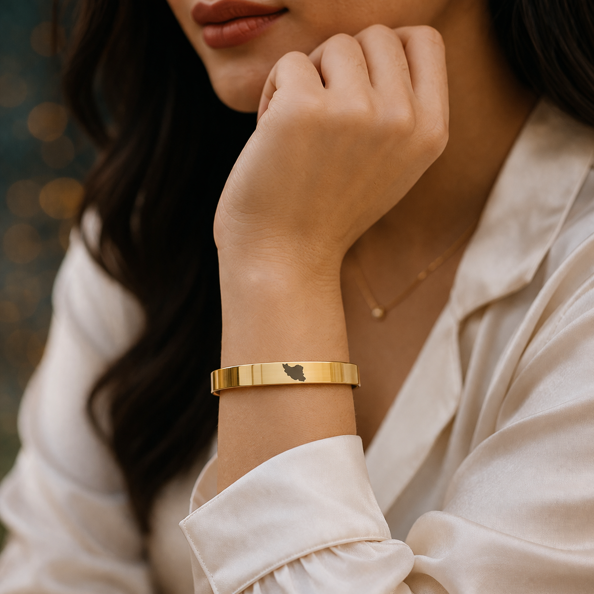 Child of Iran Persian cuff bracelet by ORIAVI